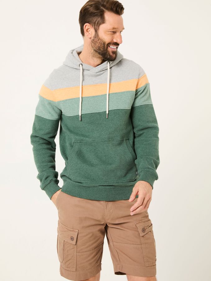 Brooke Green Cut and Sew Over Head Hoody (AB4141) | £55