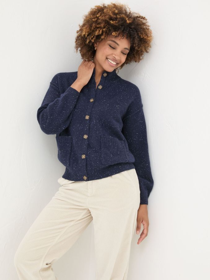 Navy Lyanna Cardigan (AB6440) | £35
