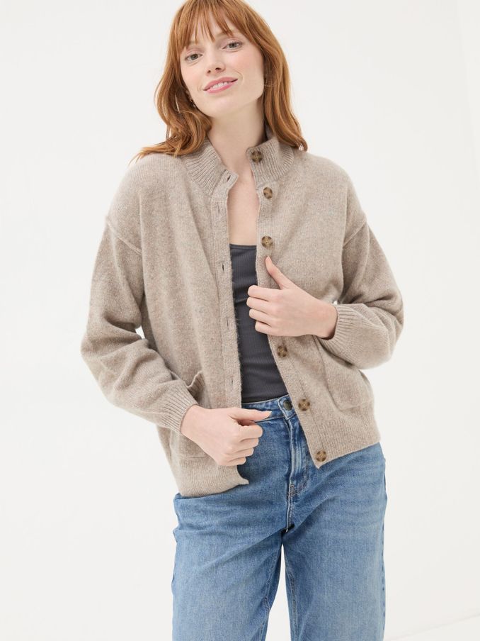Oatmeal Lyanna Cardigan (AB6441) | £35