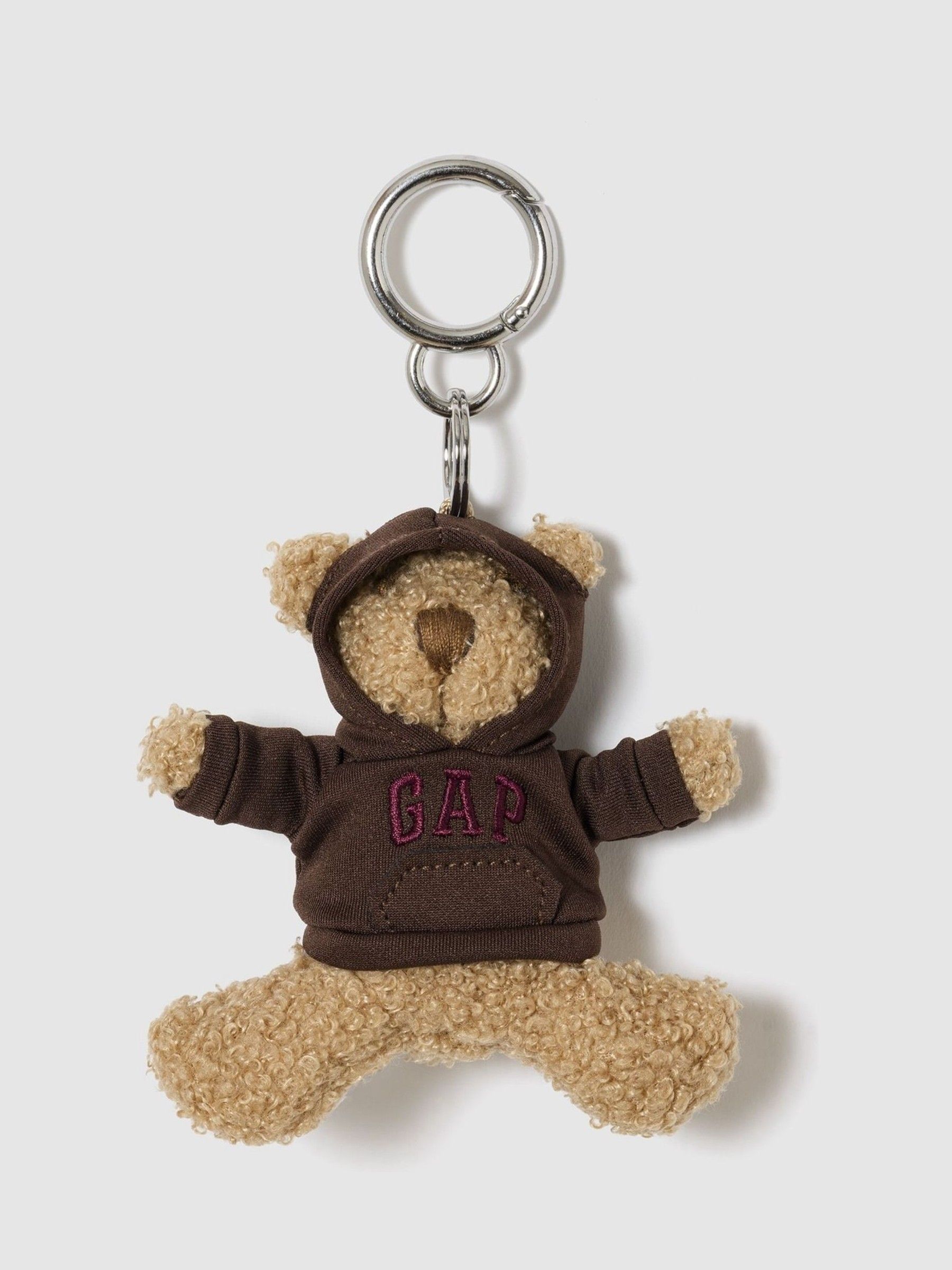Brown - Brannan Bear Hoodie Bag Charm