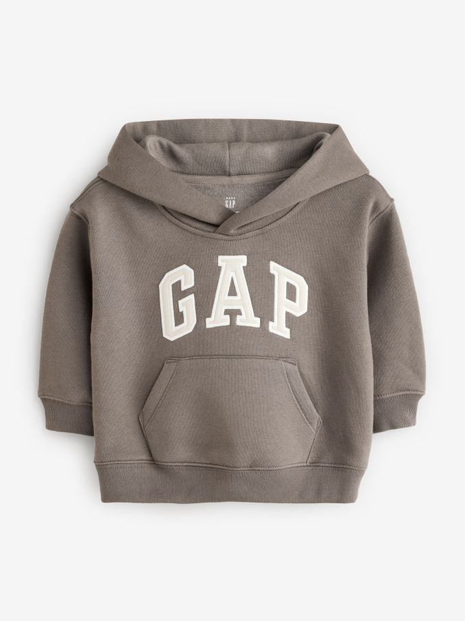 Brown Original Logo Hoodie (6mths-5yrs) (AB8199) | £25