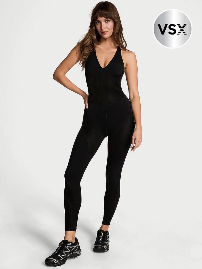Black Corset Jumpsuit (AC0351) | £54