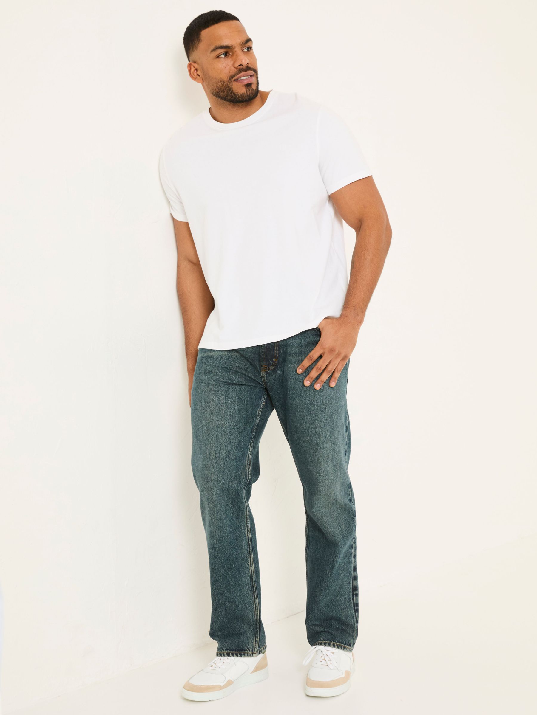 Denim Vintage Straight Fit Jeans (AC1813) | £59