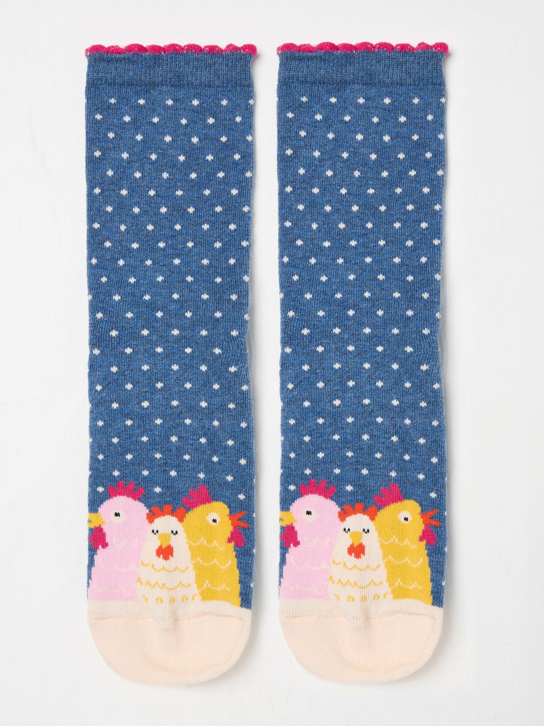 Navy Blue Chicken Women's Socks (AC3289) | £7.50