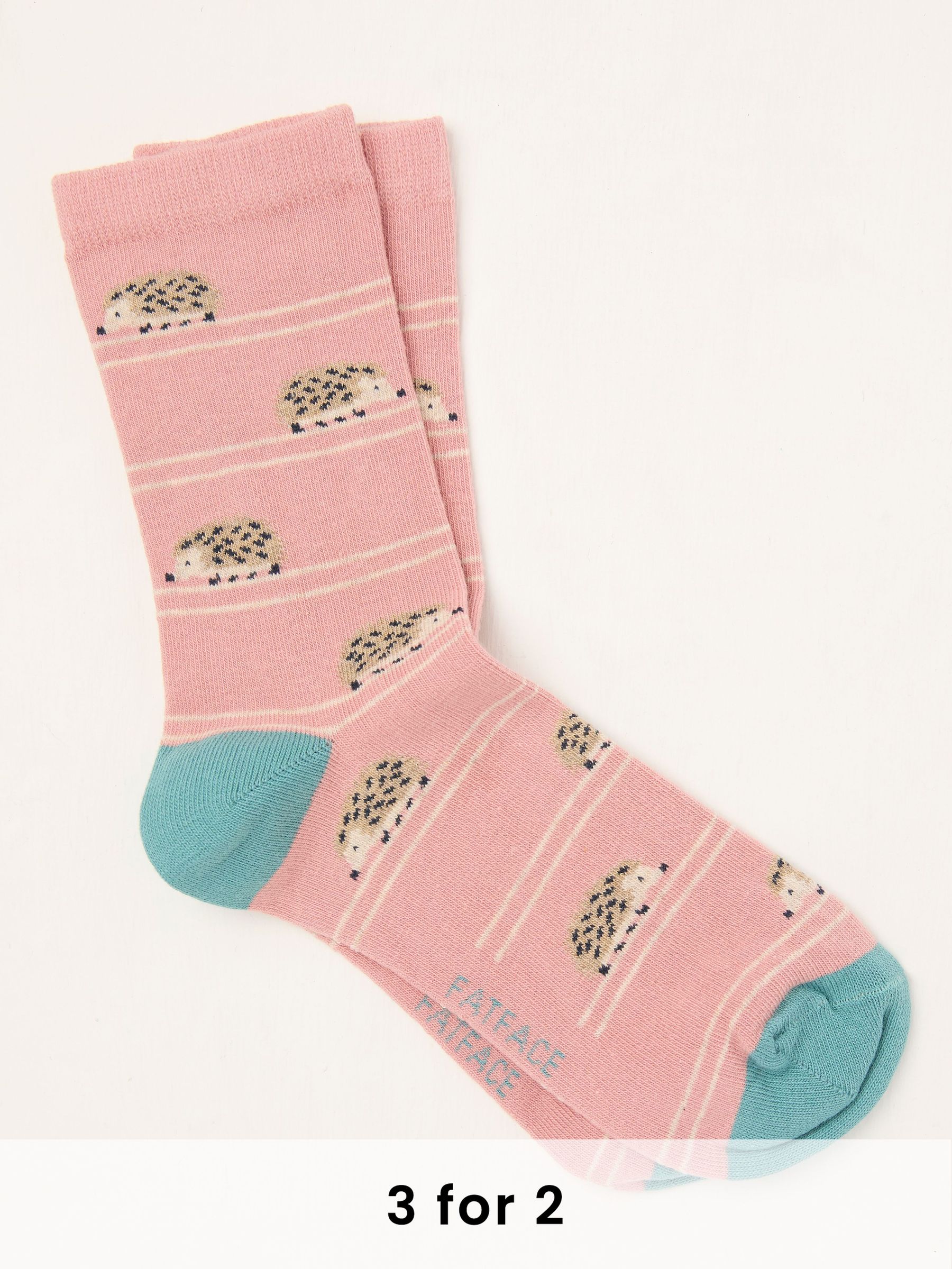 Pink Hedgehog Socks (AC5372) | £7.50