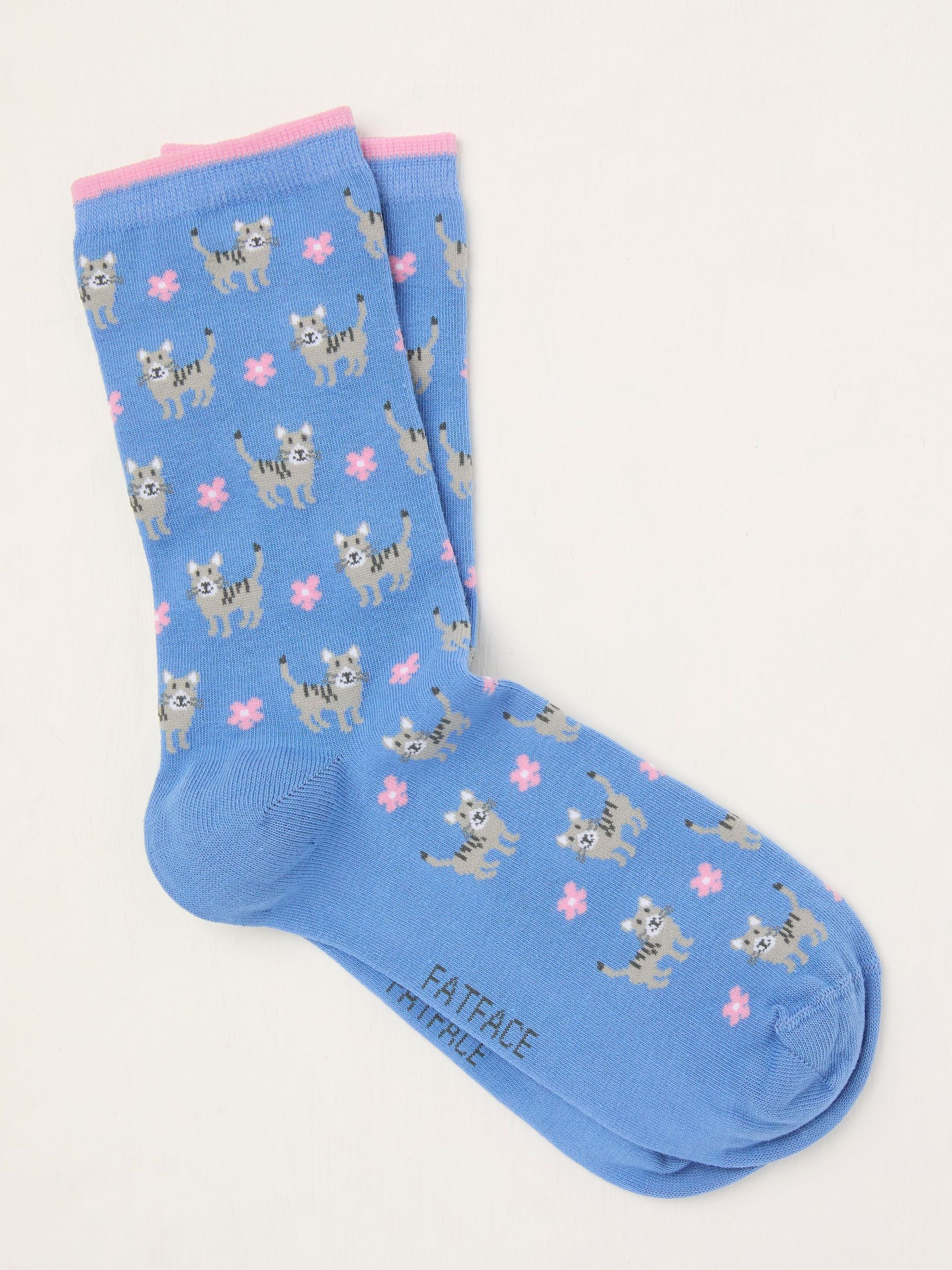 Blue Cat Socks (AC5382) | £7.50