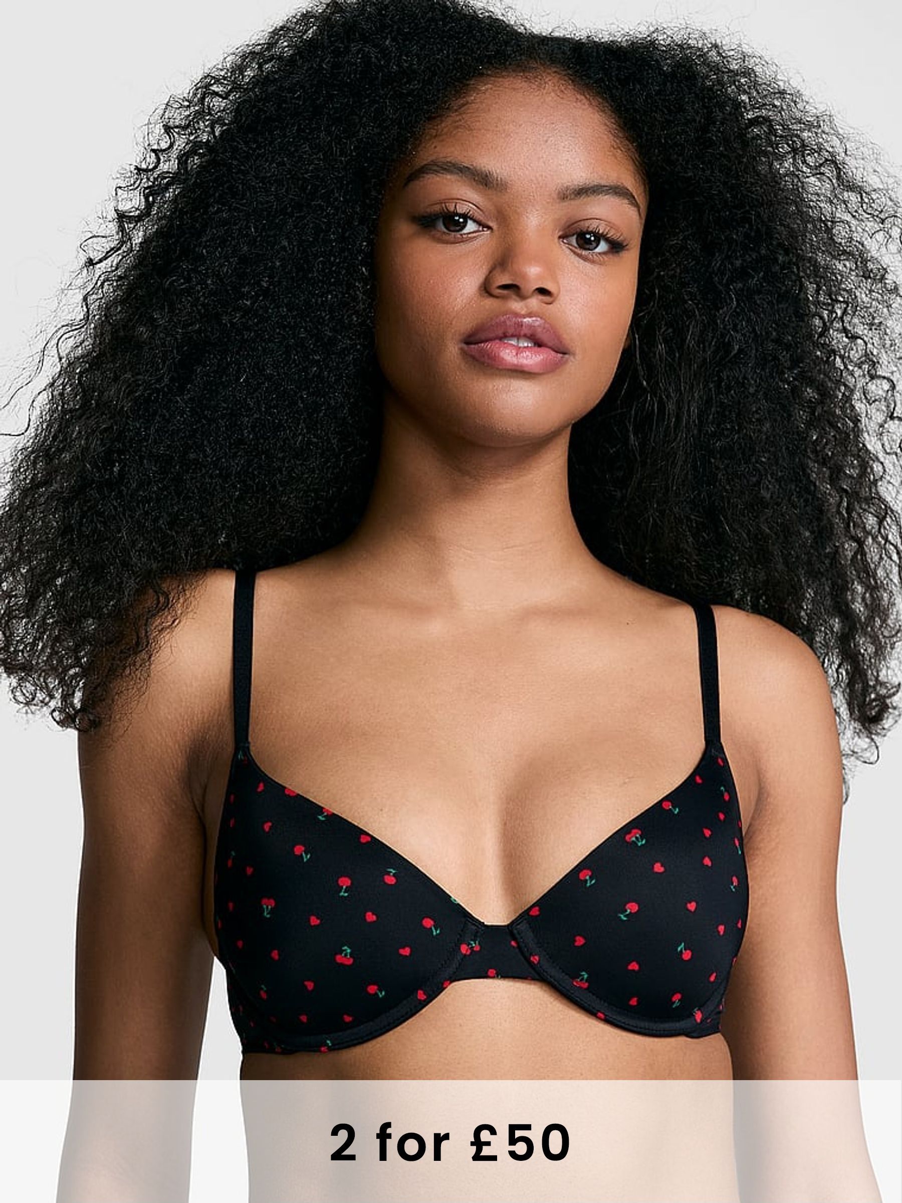 Black Cherry T Shirt Bra (AC7492) | £29