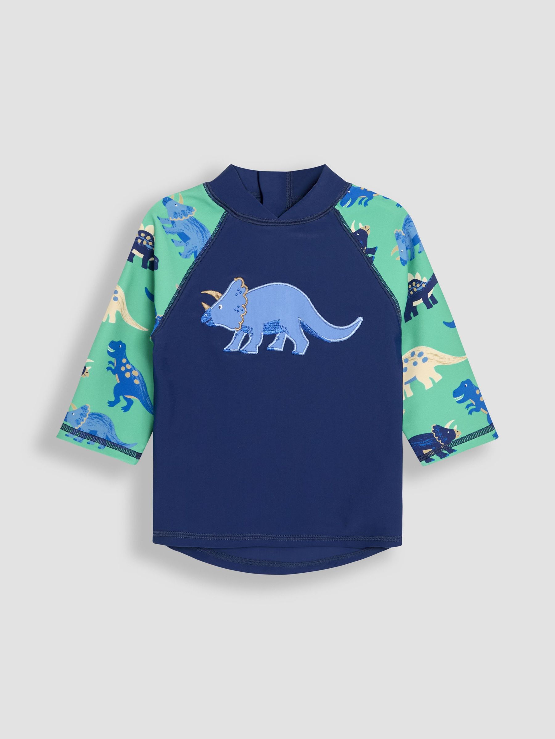 Navy Appliqué Sun Protection Rash Vest (AC8335) | £16 - £18