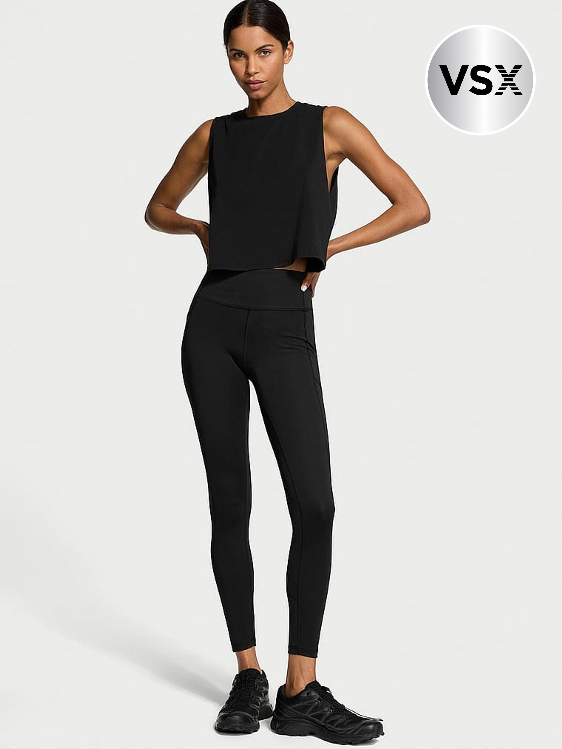Black 7/8 Length Essential Pocket Leggings (AC8990) | £35