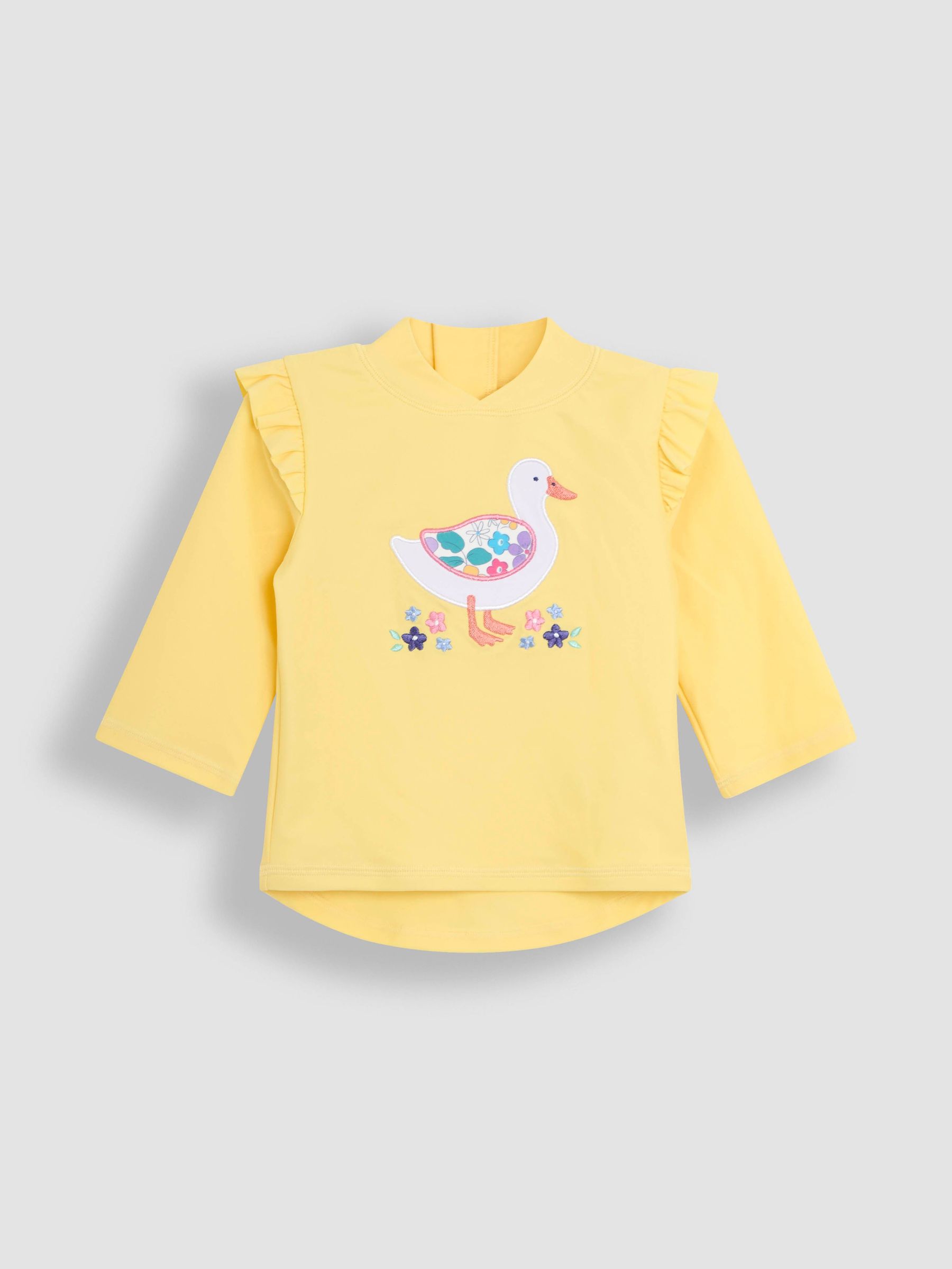 Yellow Appliqué Sun Protection Rash Vest (AC9054) | £16 - £18