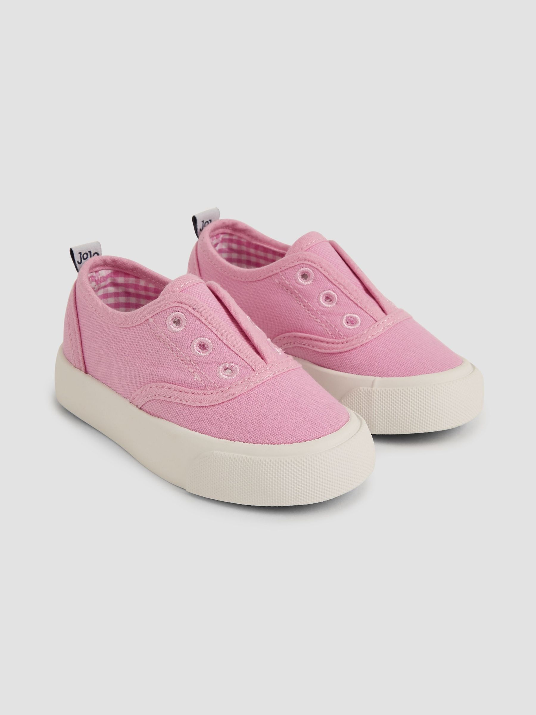Pink Canvas Plimsole Shoes (AC9880) | £19.50 - £21.50