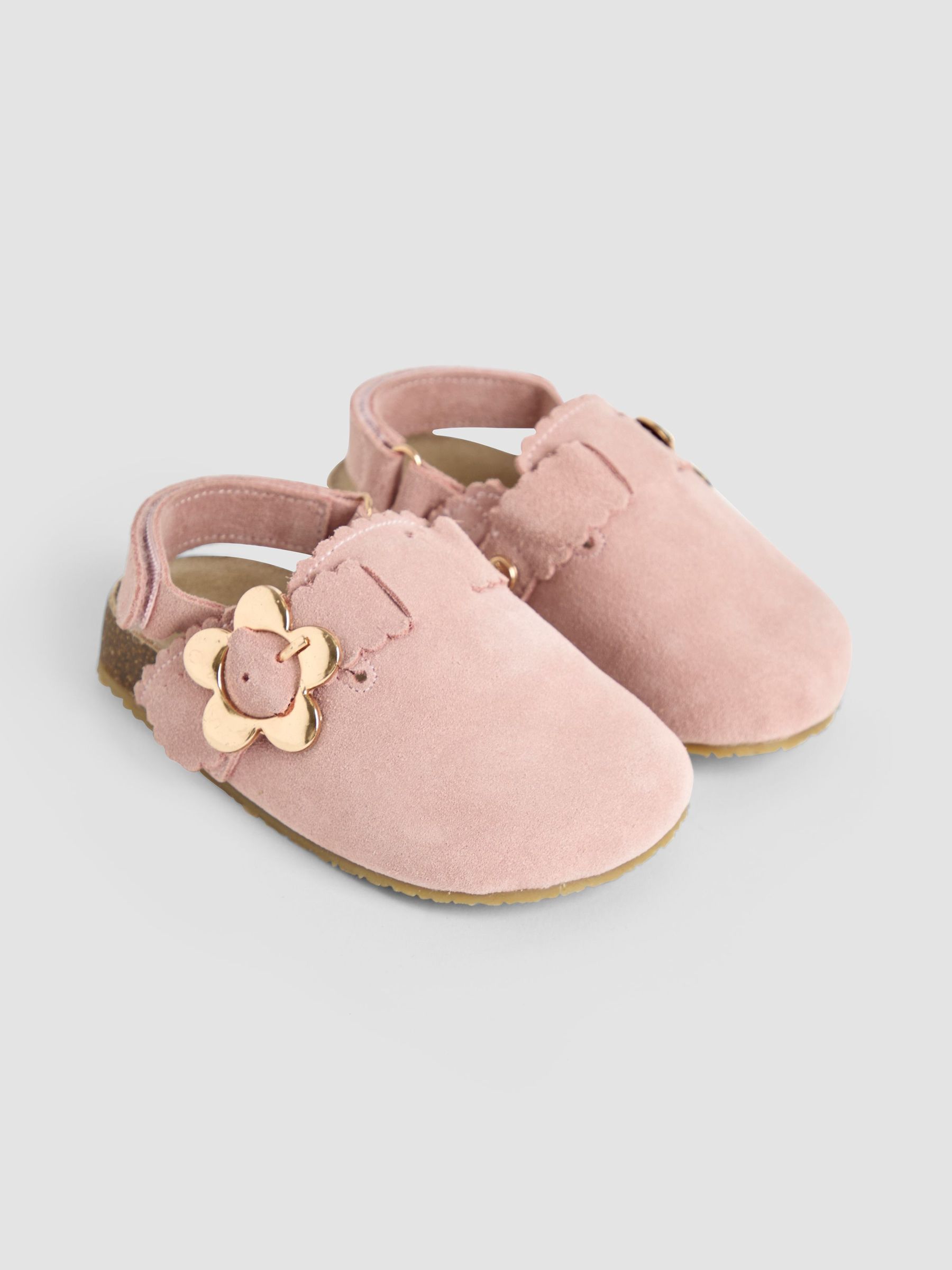 Dusky Pink Slip-On Clogs (AD0959) | £26.50 - £28.50