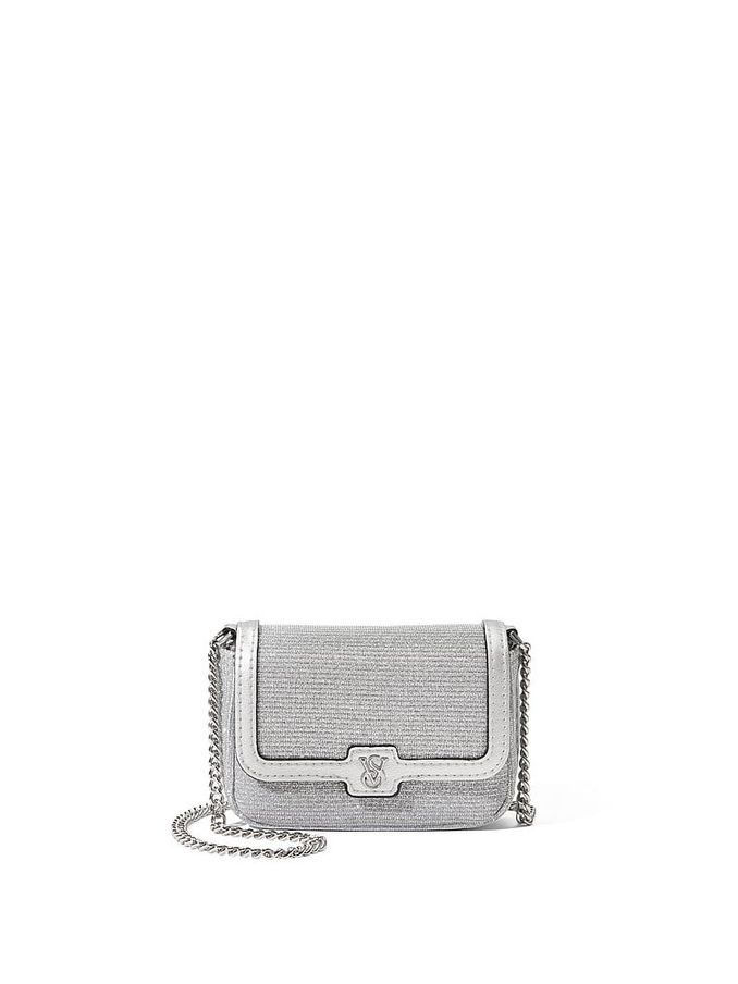 Silver Micro Crossbody Bag (AD1535) | £25