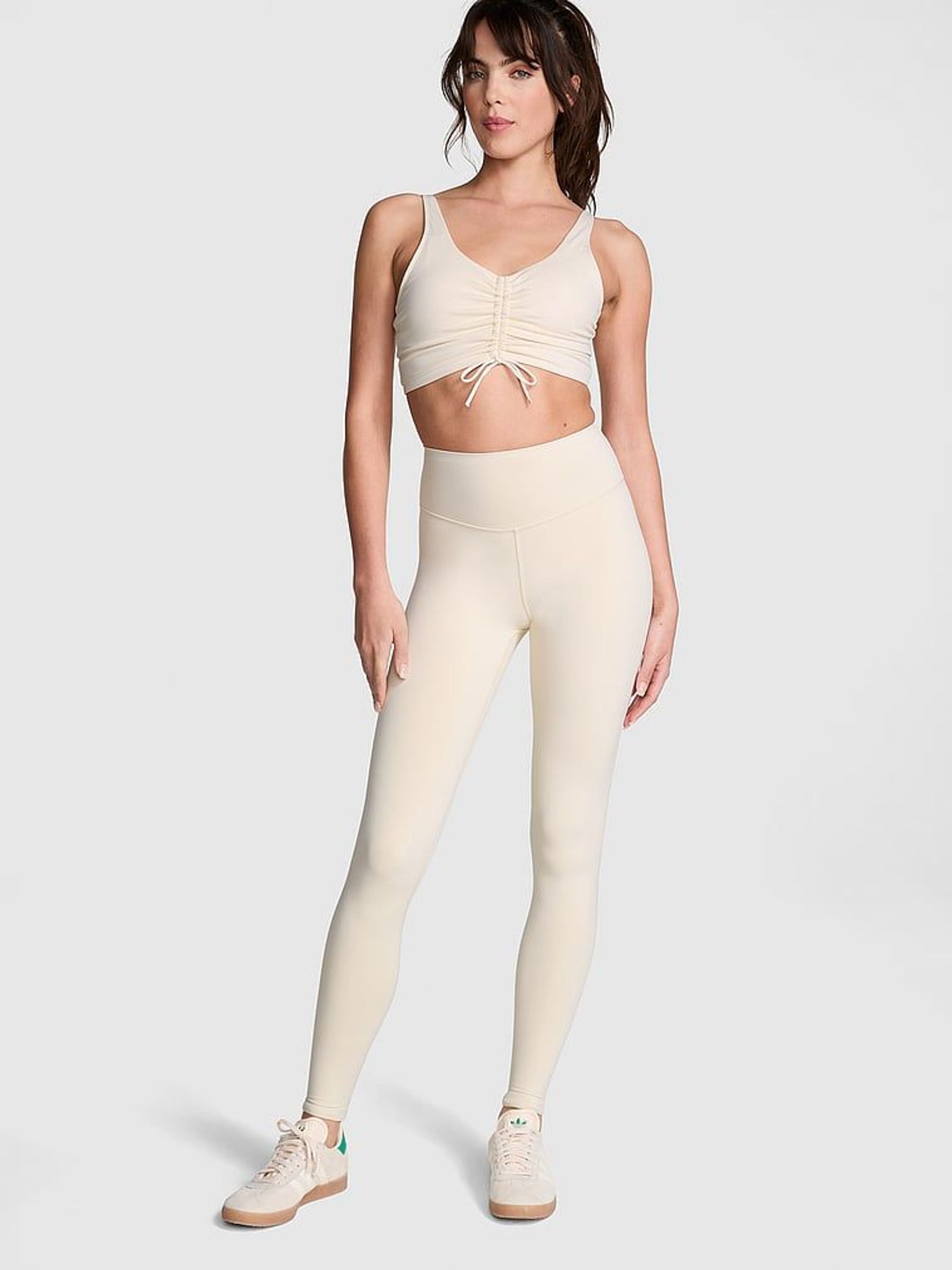 White Shell Regular Relay Cinch Leggings (AD5225) | £39