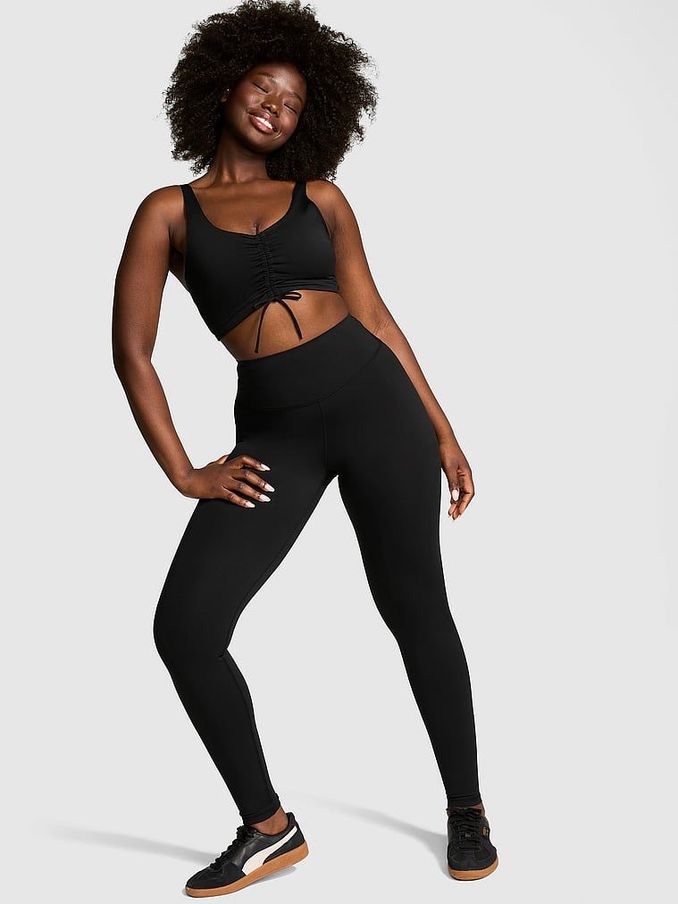 Black Regular Relay Cinch Leggings (AD5230) | £39