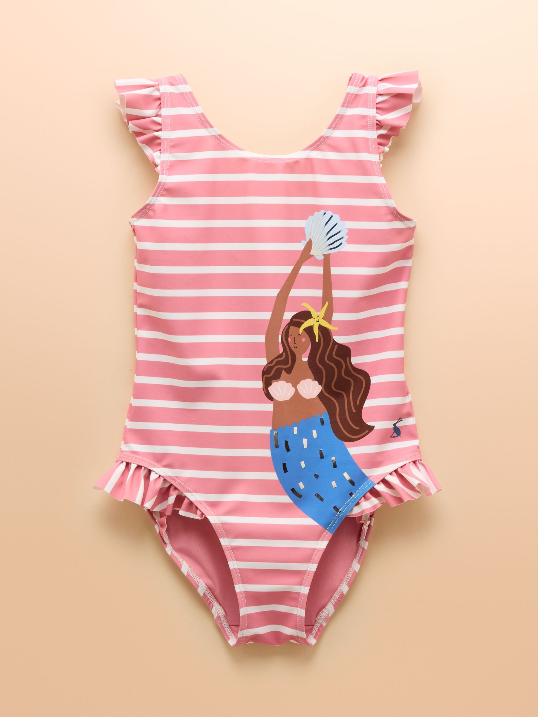 Splash Pink Printed Swimsuit (AD5618) | £16 - £18