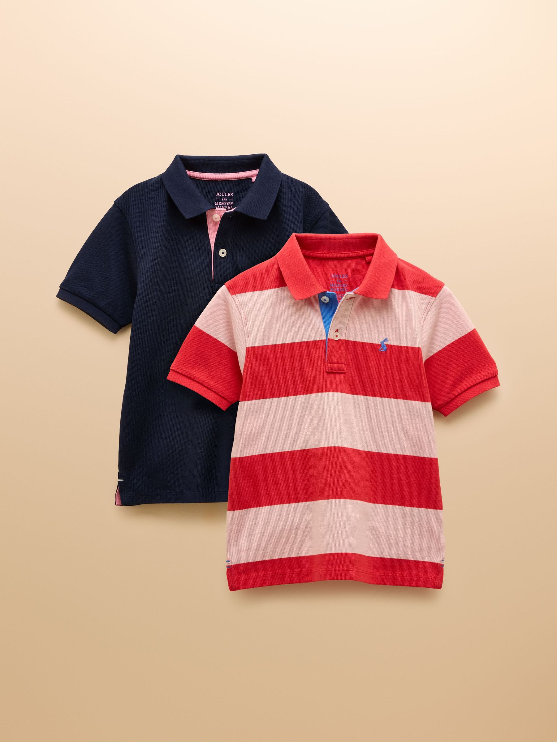 Woody Multi Navy Polo Shirt Multipack (AD5620) | £24 - £30