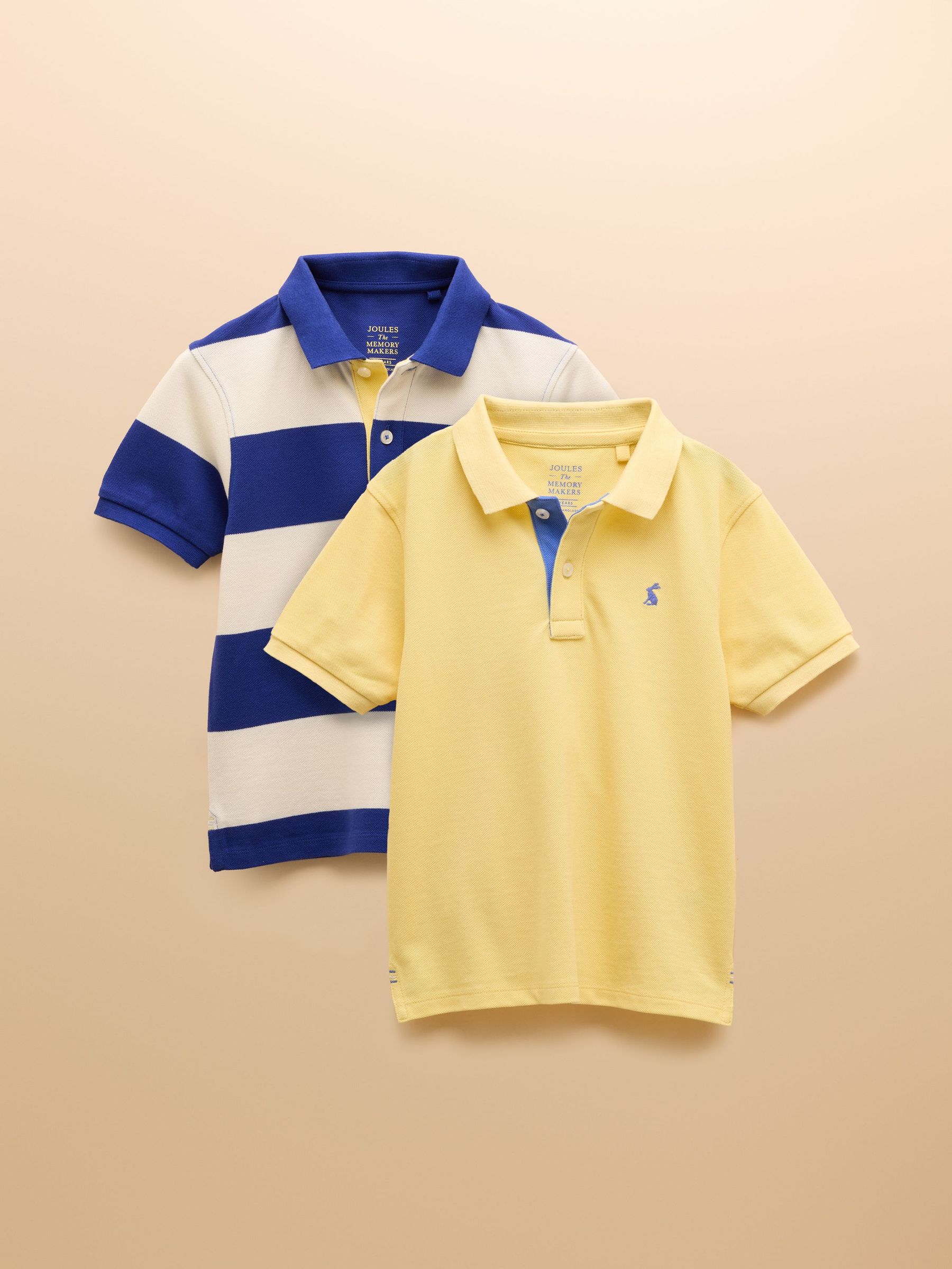 Woody Multi Yellow Polo Shirt Multipack (AD5624) | £24 - £30