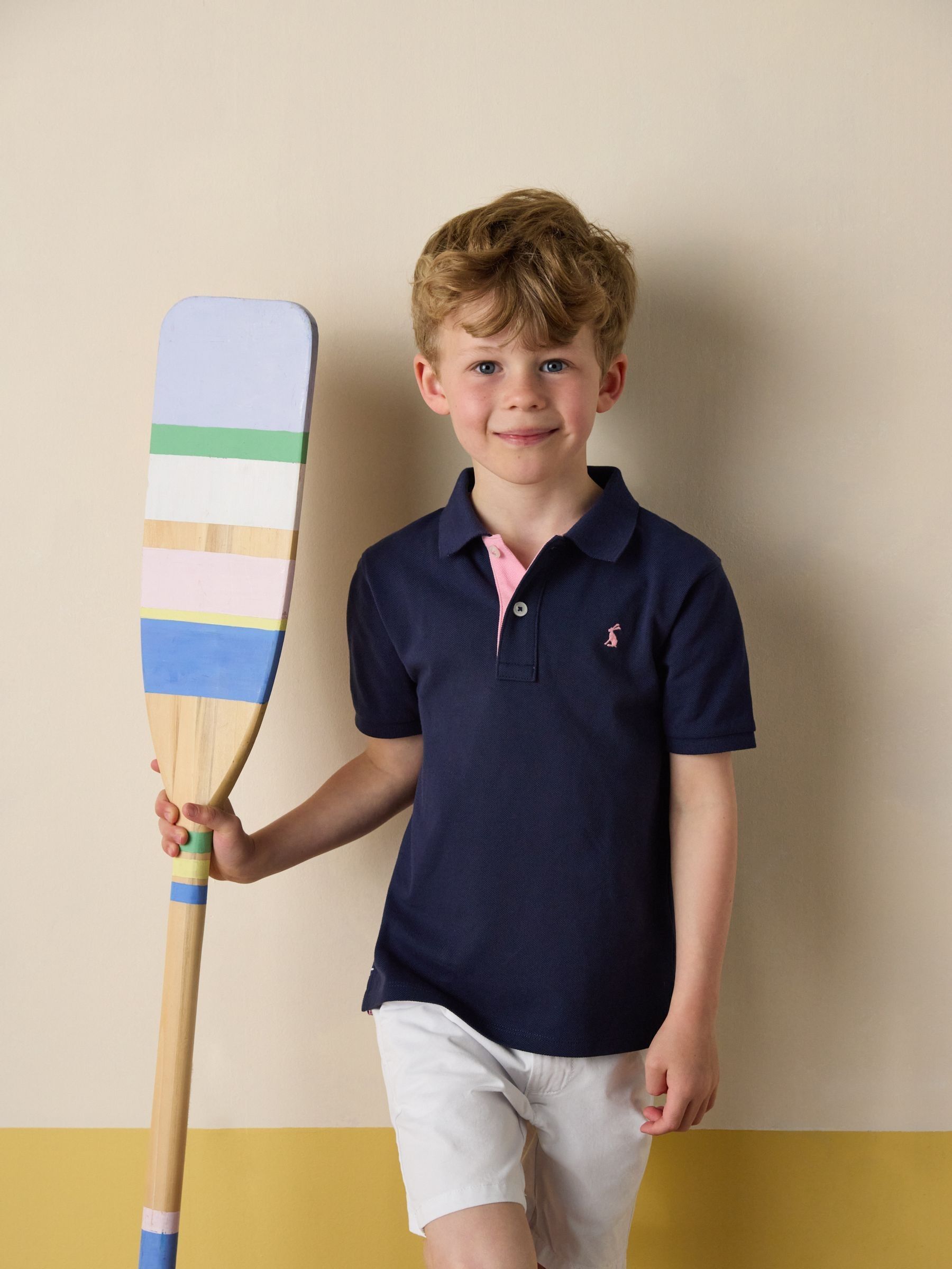 Woody Navy Cotton Pique Polo Shirt (AD5627) | £14 - £18