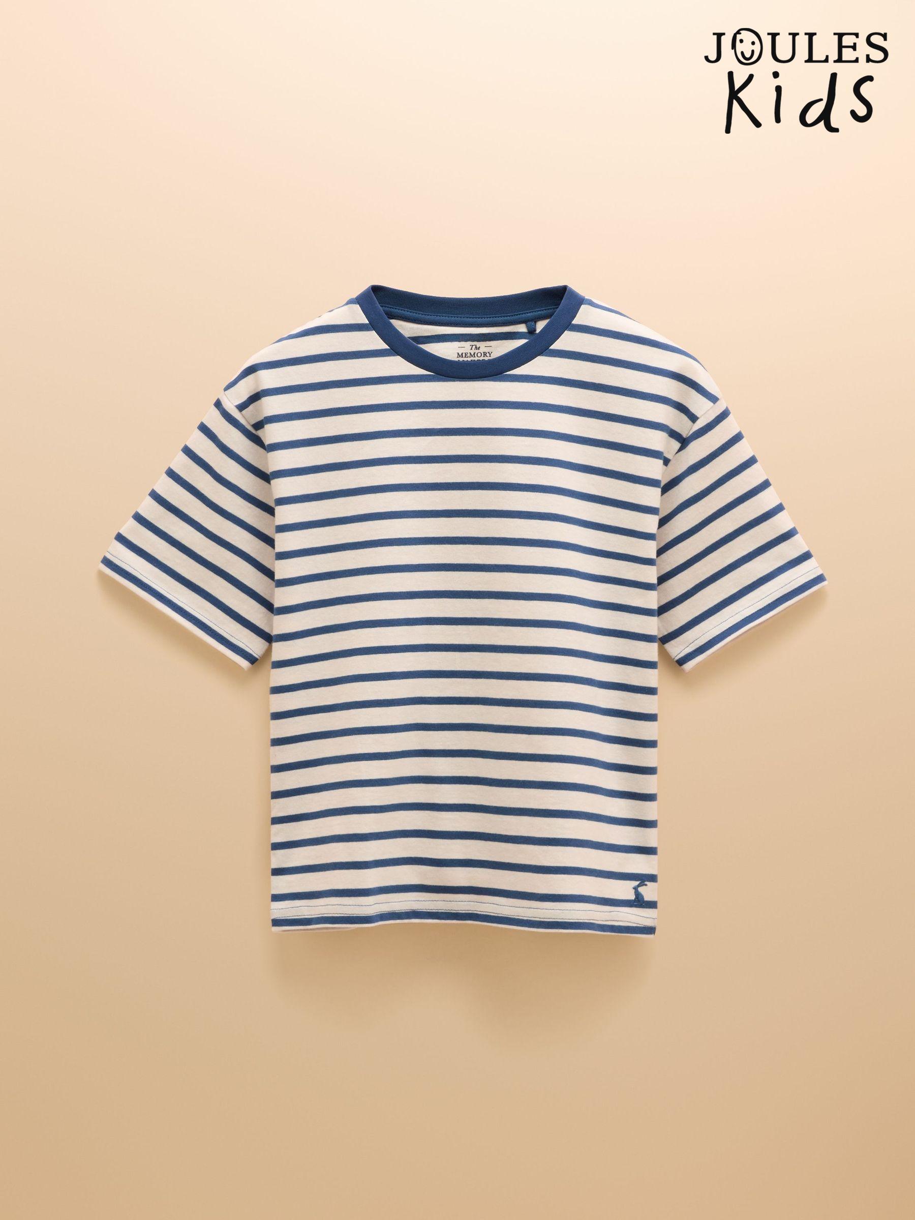 Let's Go Navy/White Short Sleeve T-Shirt (AD5732) | £11 - £15