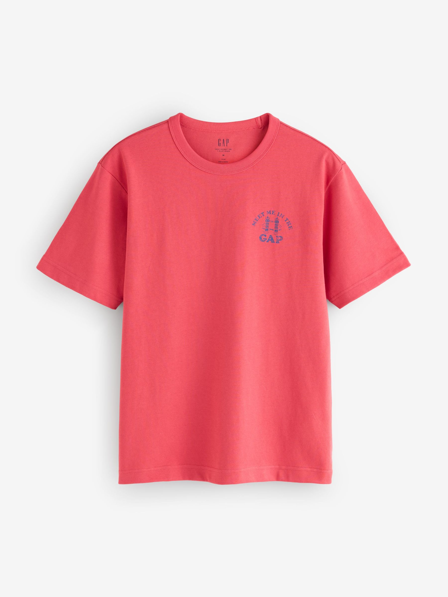 Red - Regular Logo London Graphic T-shirt