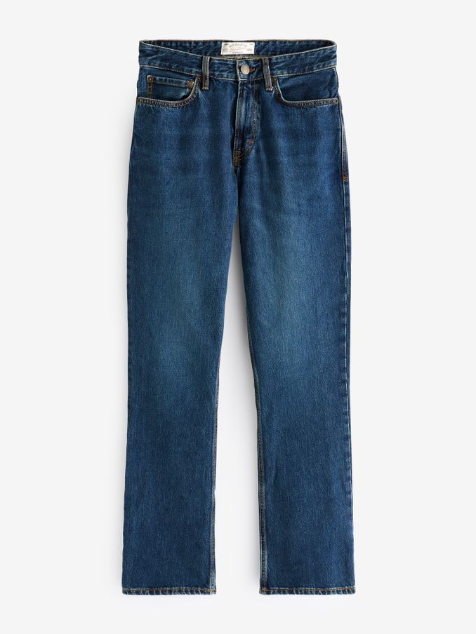 Blue Straight Mid Wash Jeans (AD8604) | £35