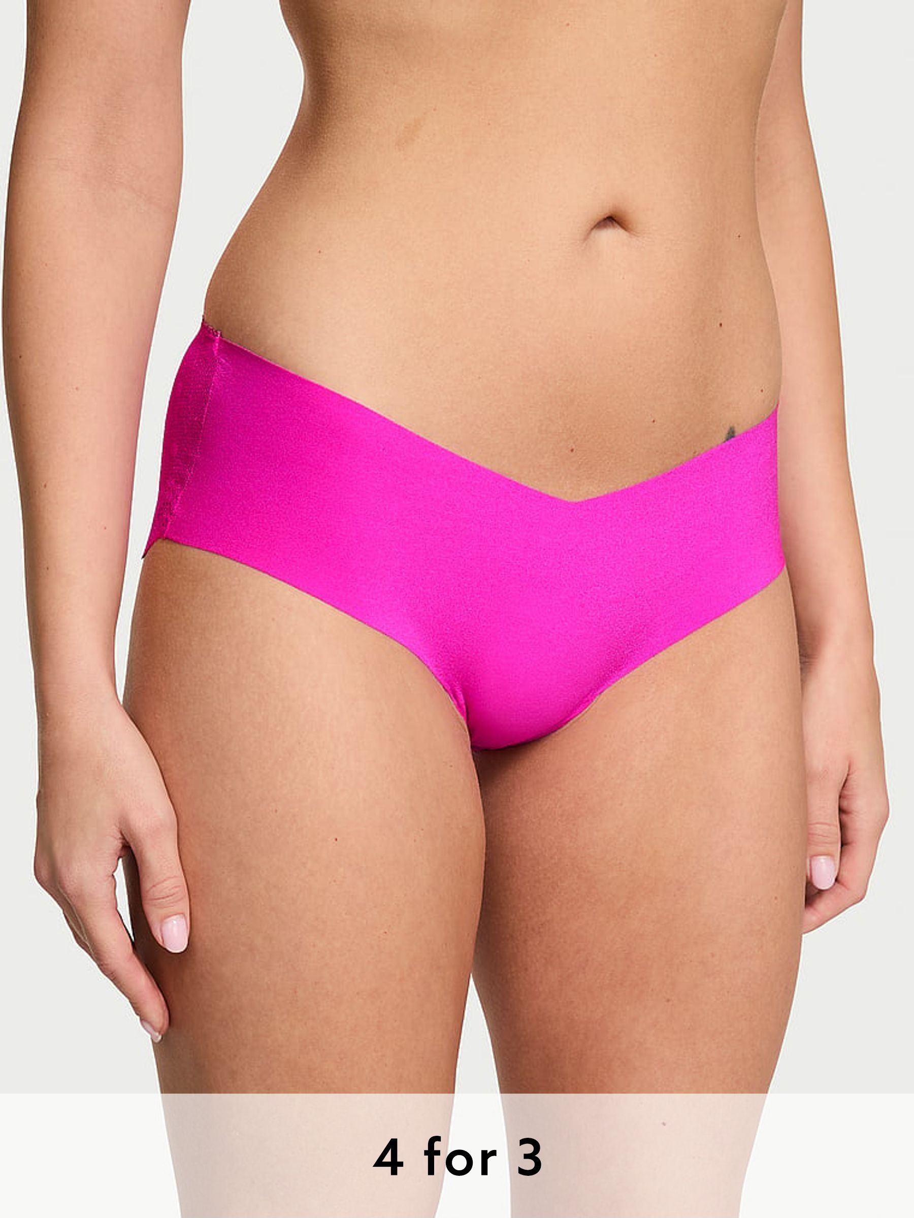 Bali Orchid Pink Hipster Heart Mesh Back Knickers (AD8638) | £9