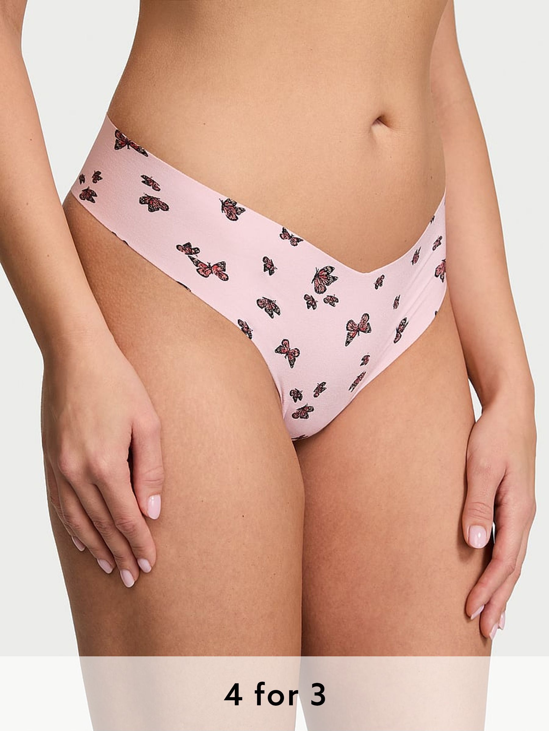 Delicate Violet Purple Thong Knickers (AD8663) | £9
