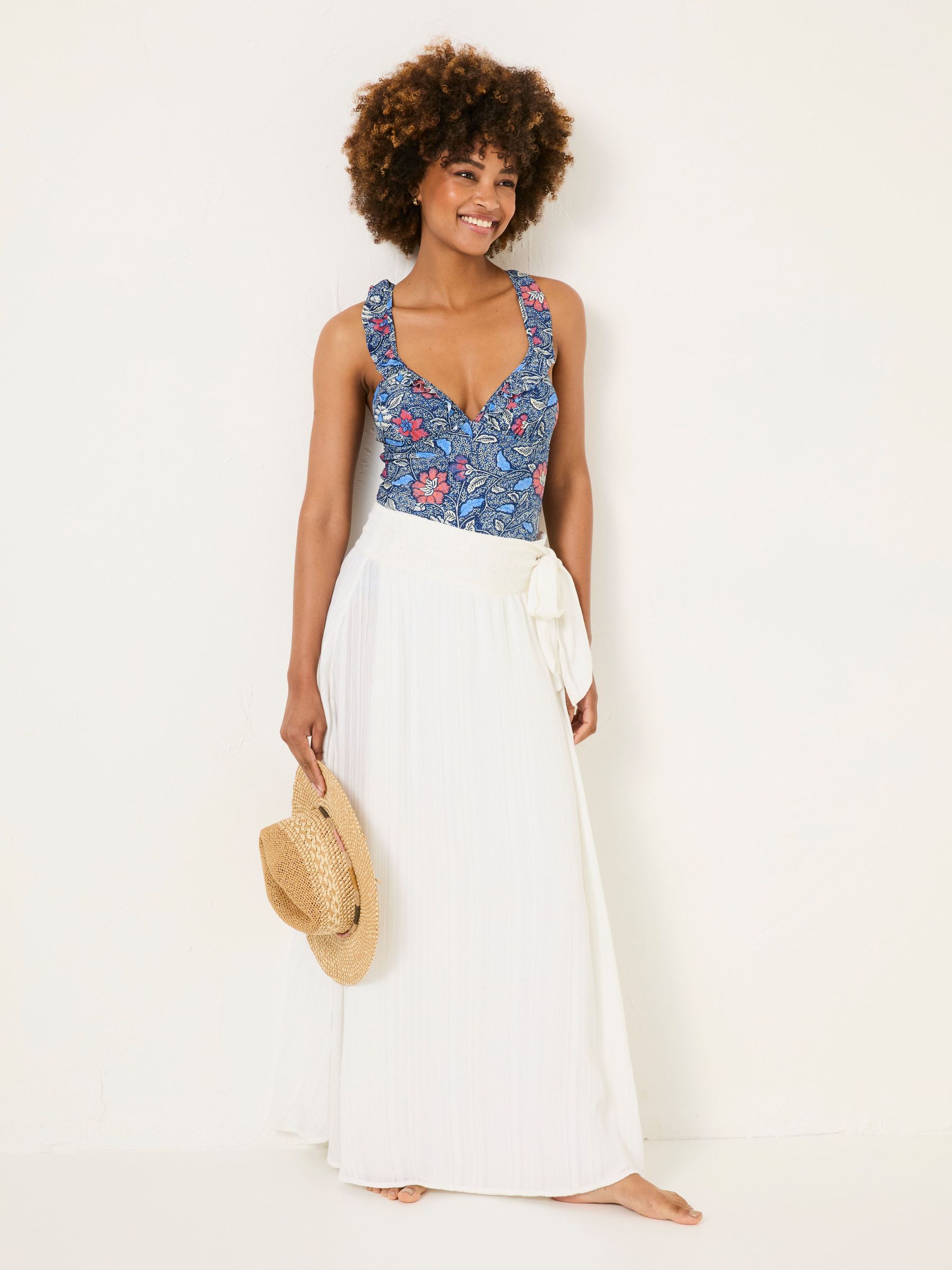 Ivory Beachwear Wrap Skirt (AD9523) | £58