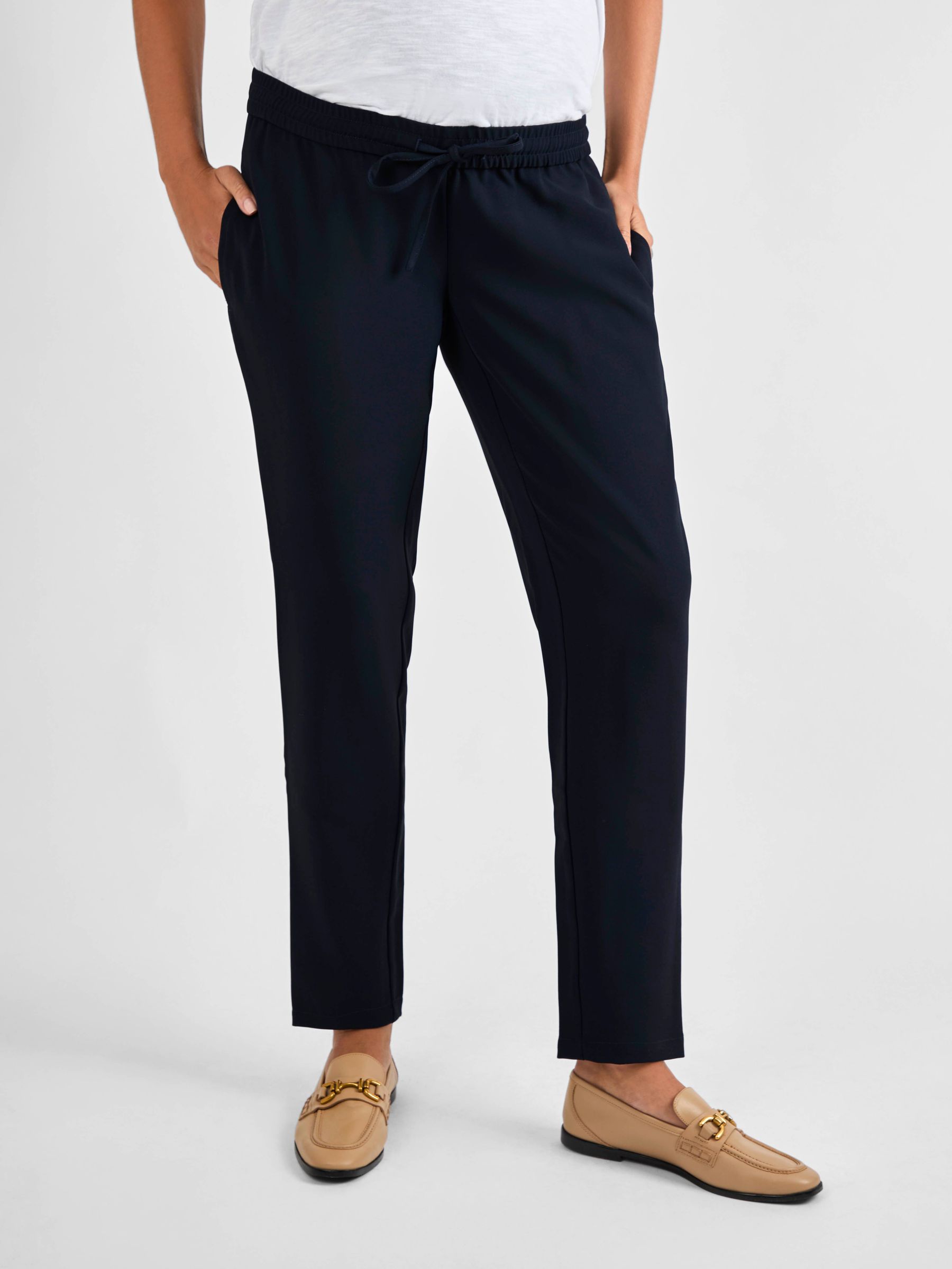 Navy Tapered Maternity Trousers (AD9951) | £39.50