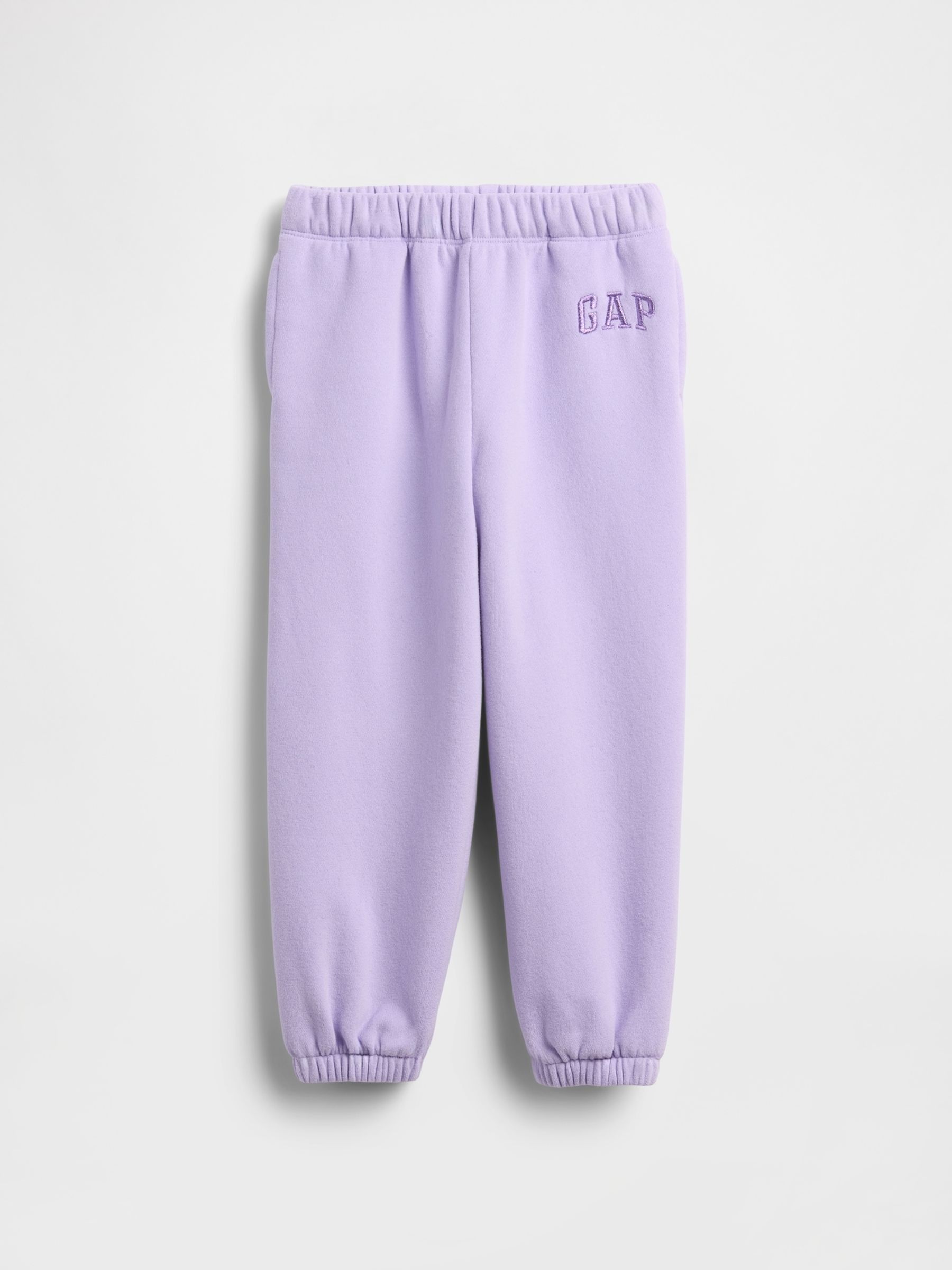Lilac Purple - Pull On Logo Joggers