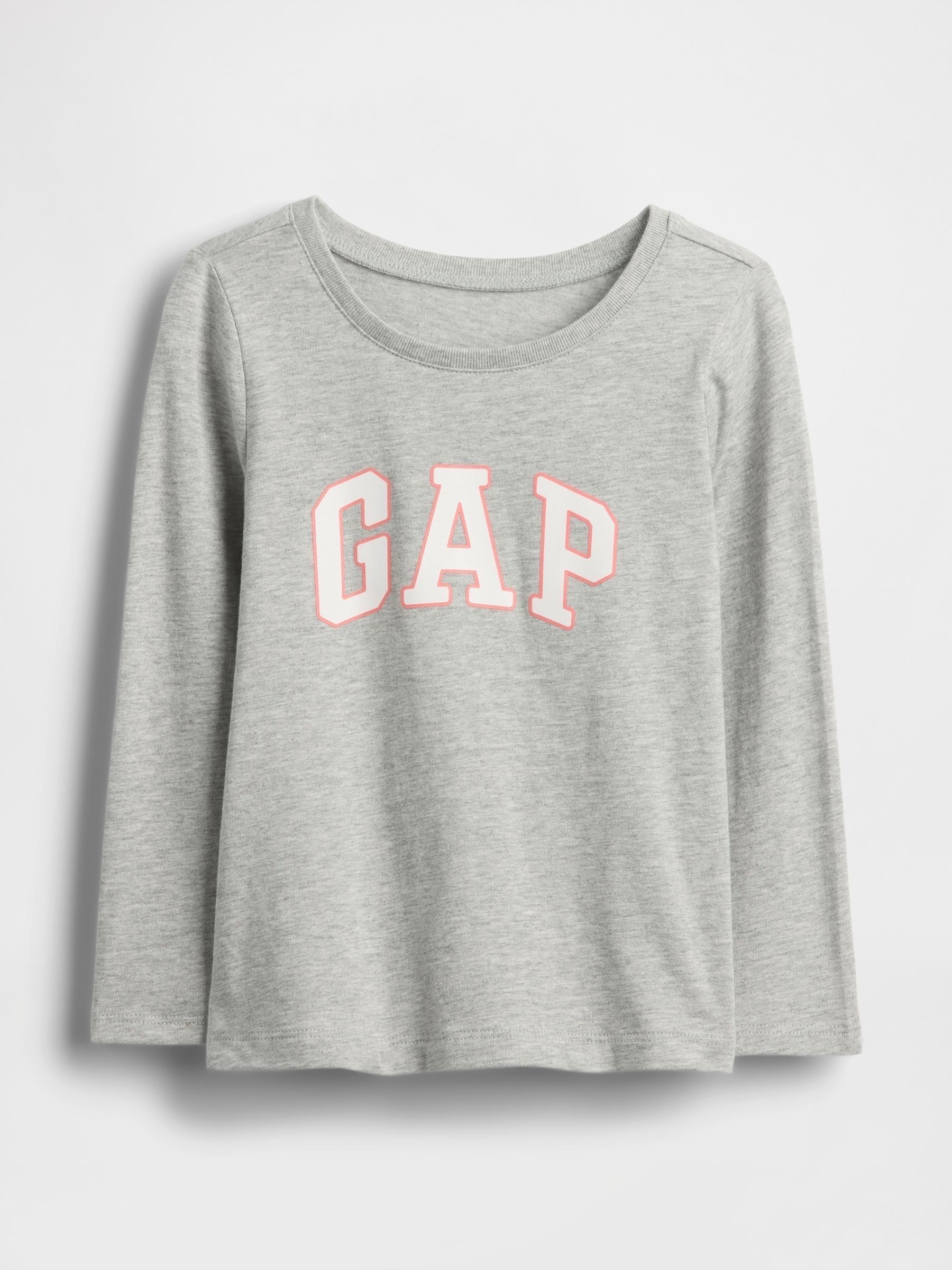 Grey - Logo Long Sleeve T-shirt