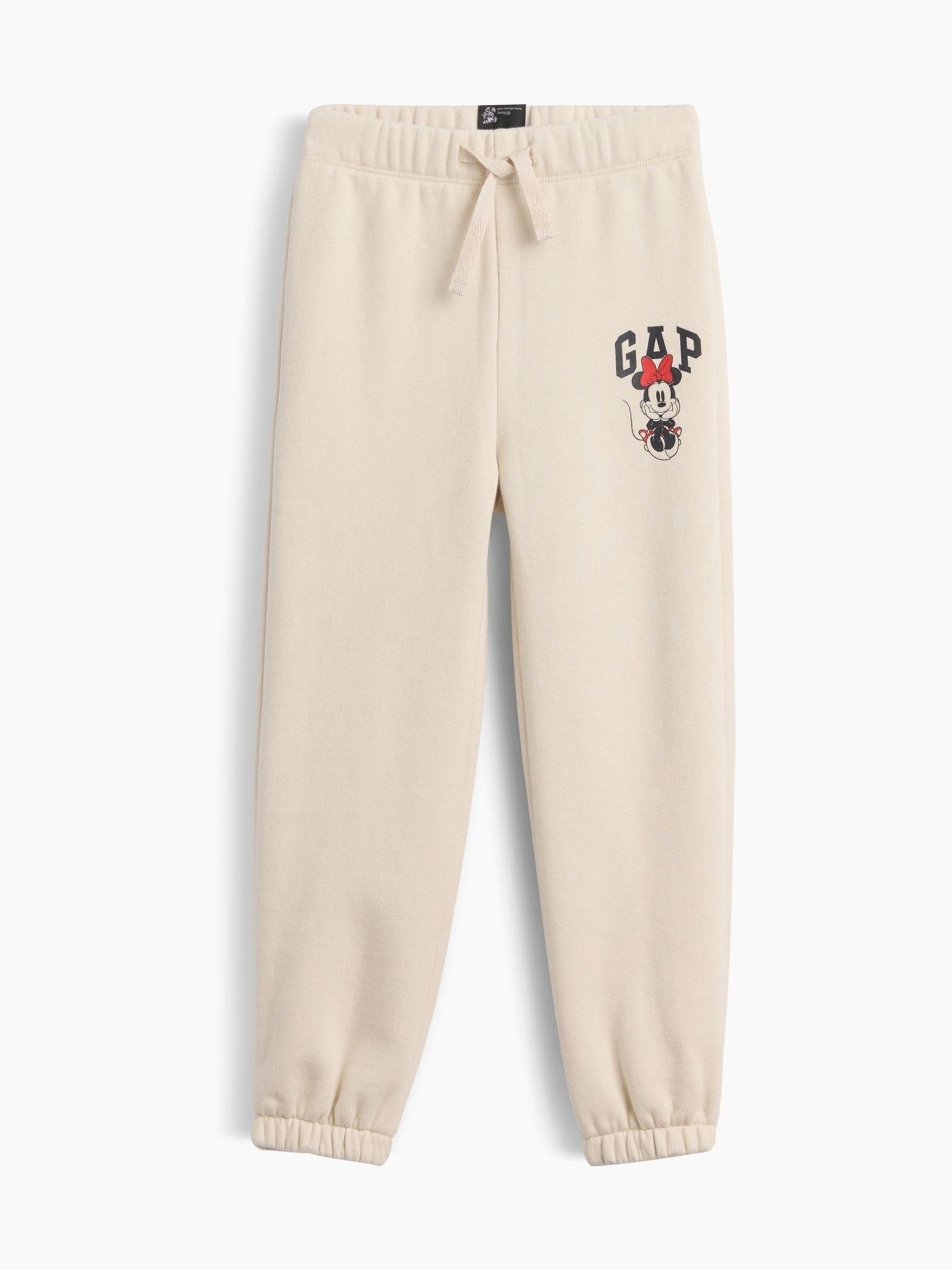 Beige - Disney Minnie Mouse Relaxed Pull On Logo Joggers