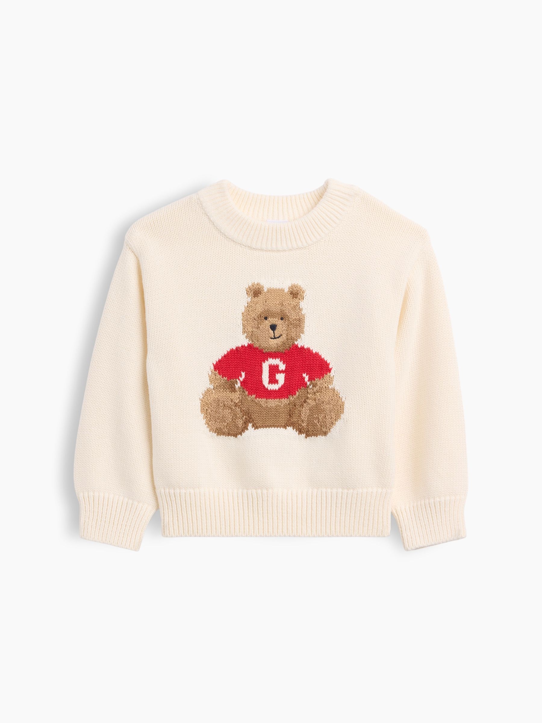 Cream Brannan Bear - Crew Neck Jumper