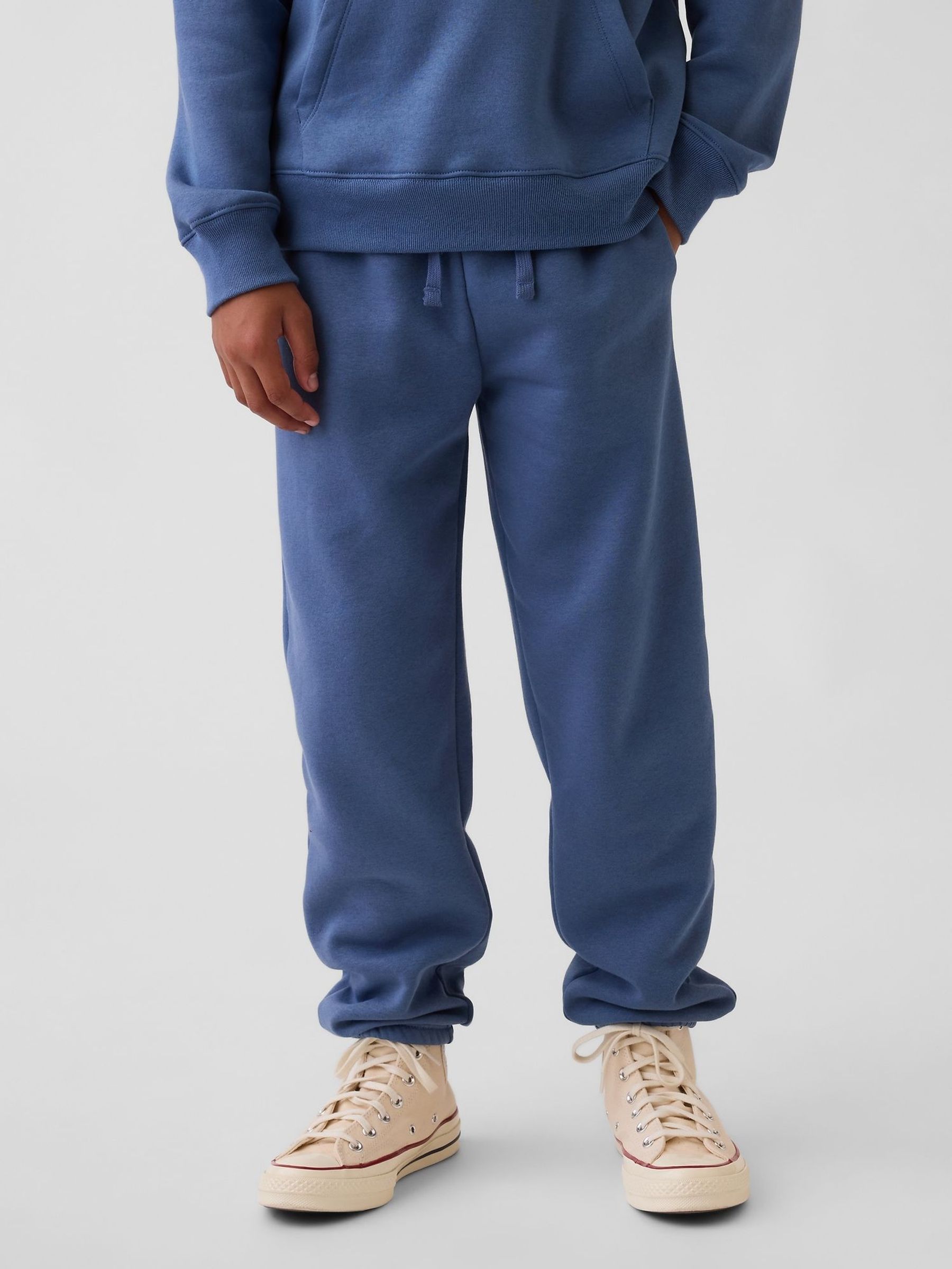 Blue - Relaxed Logo Joggers