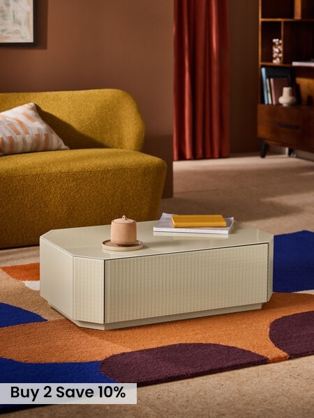 Anya Glass Storage Coffee Table