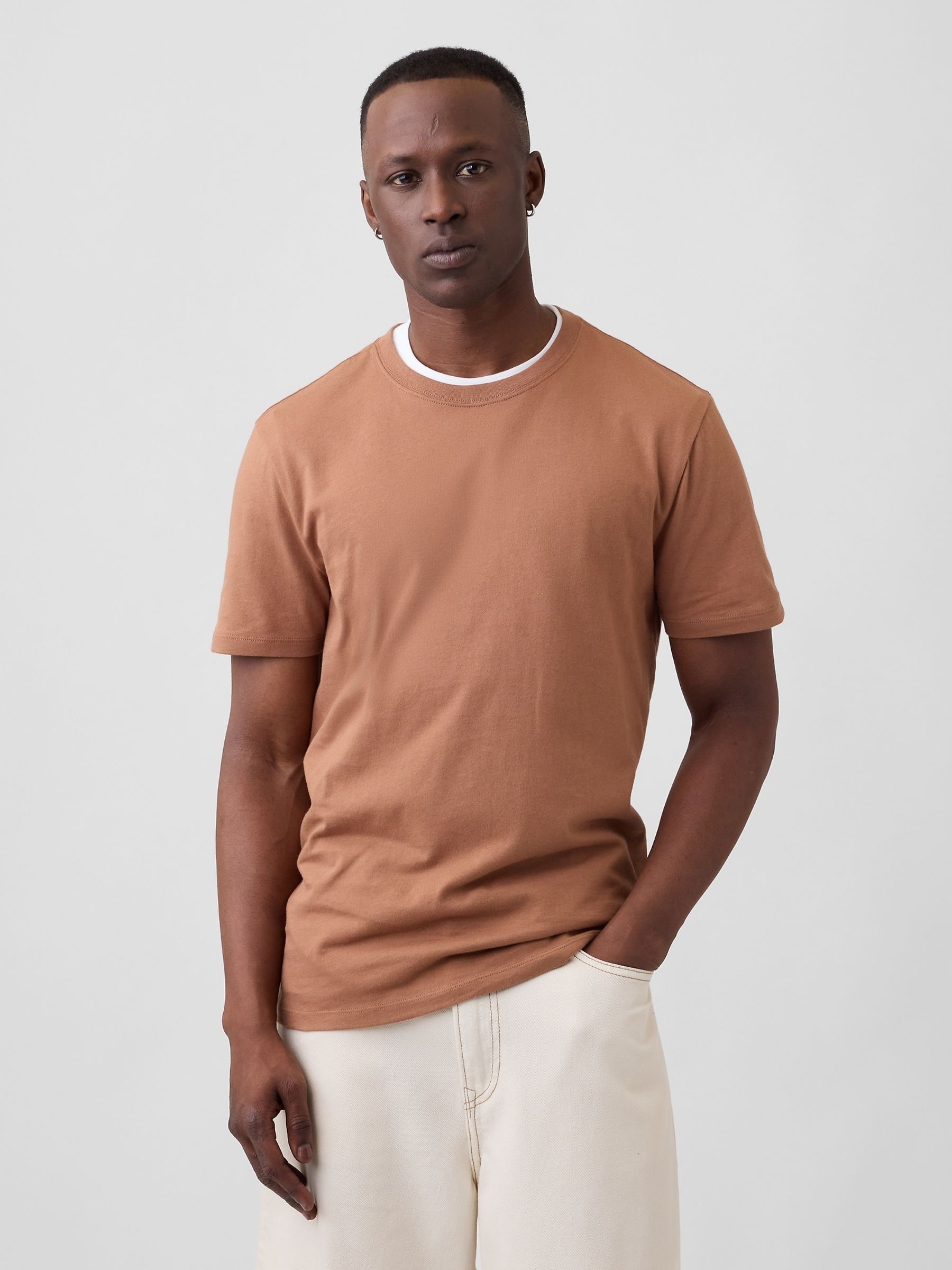 Orange - Regular Everyday Soft Crew Neck T-shirt