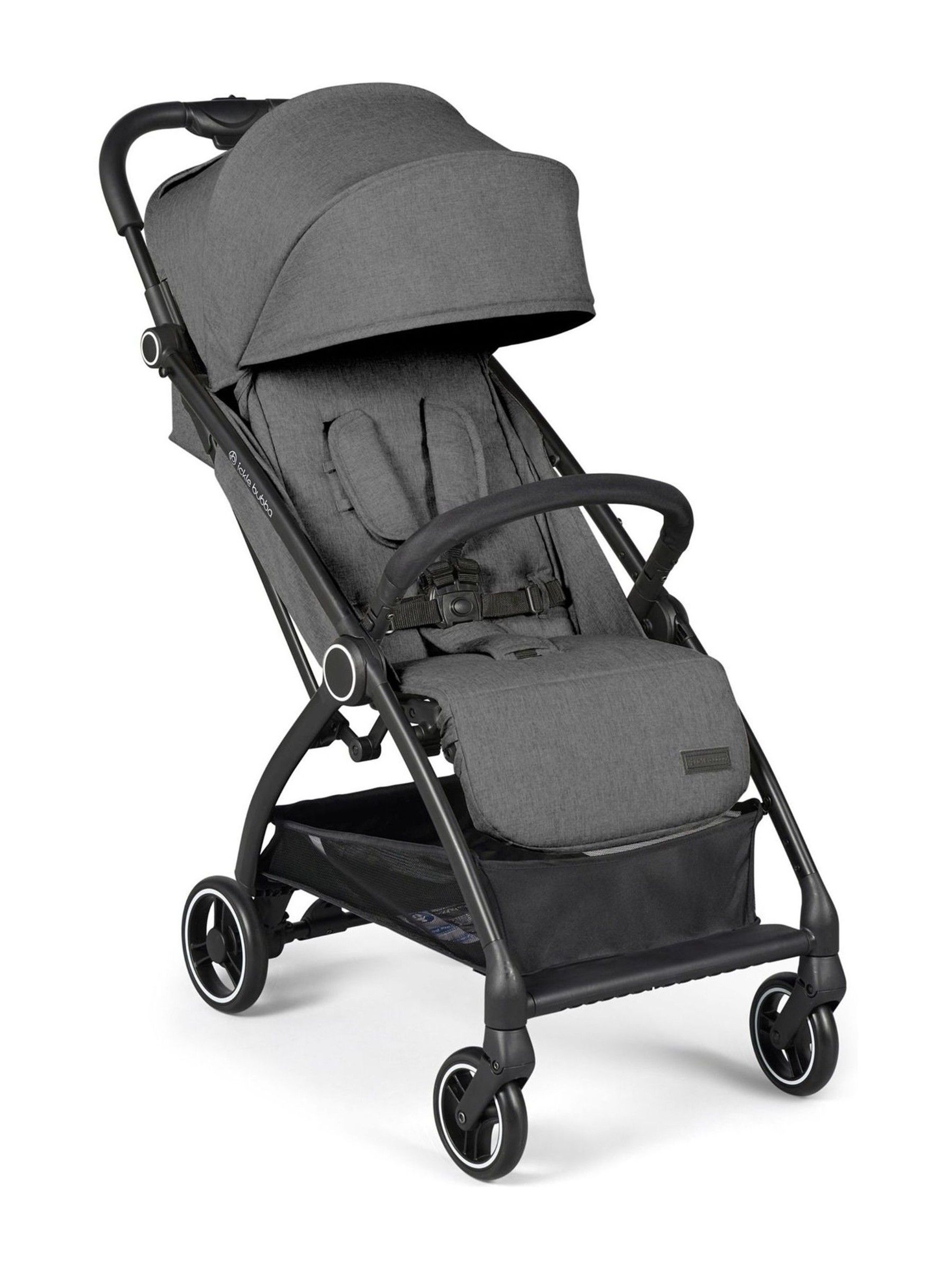 Ickle Bubba Graphite Grey Aries Autofold Stroller (AG3050) | £159