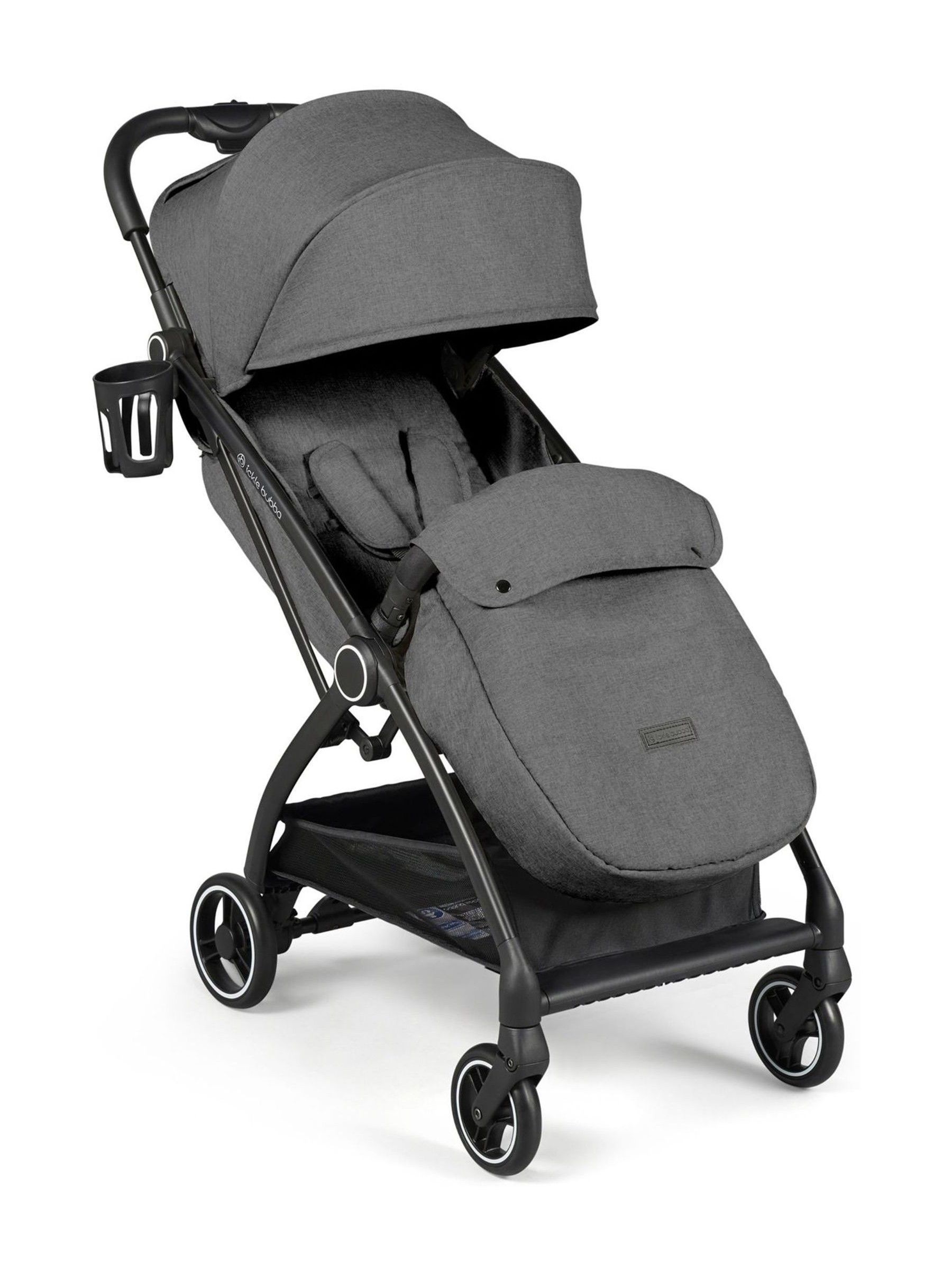 Ickle Bubba Graphite Grey Aries Max Autofold Stroller (AG3054) | £179