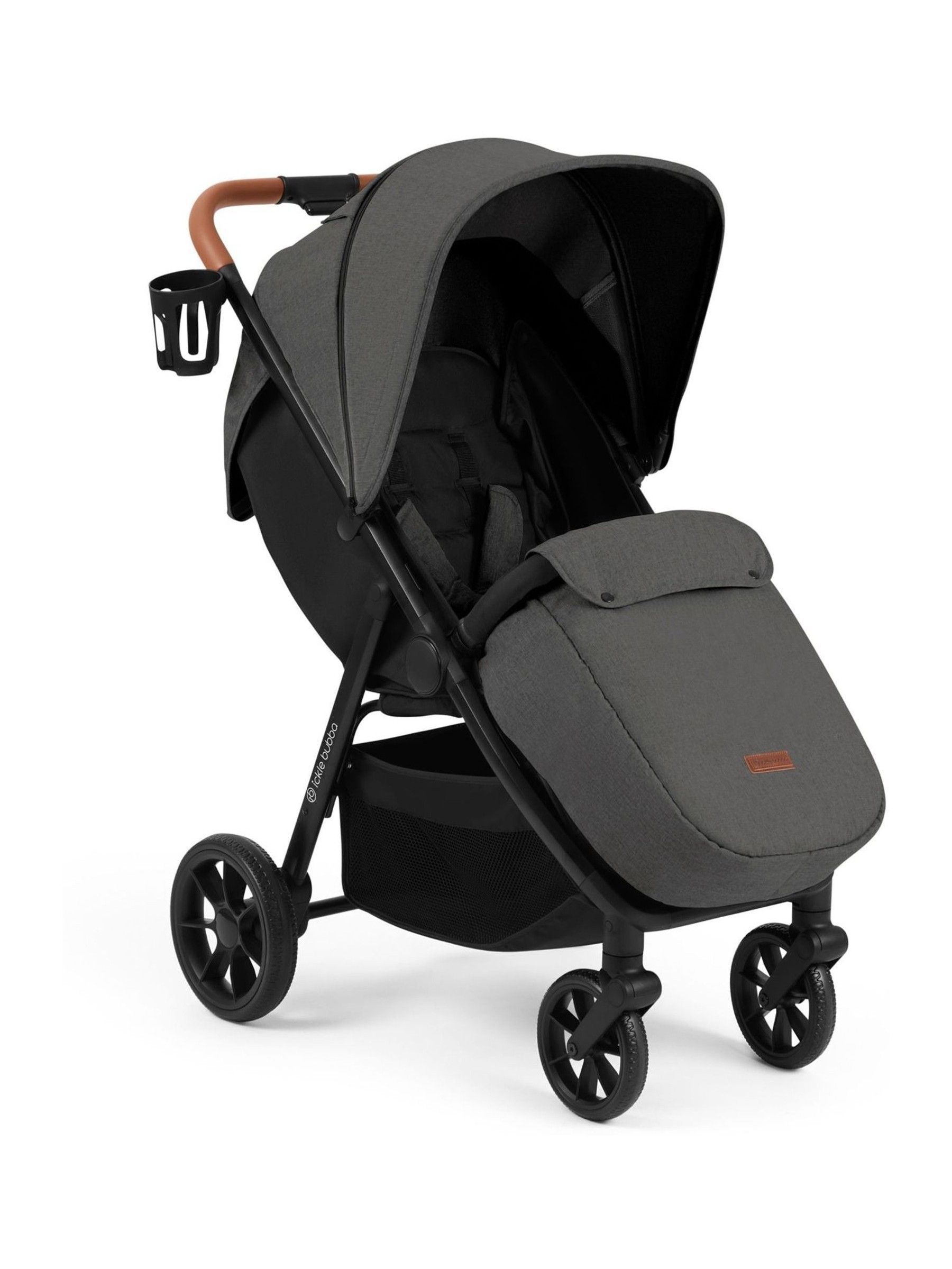 Ickle Bubba Charcoal Grey Stomp Stride Max Stroller (AG3091) | £239