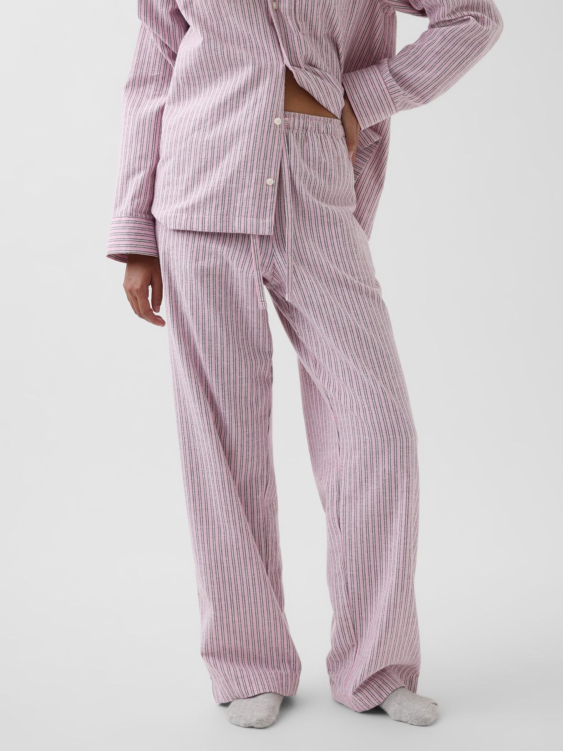 Pink - Softest Flannel Pyjamas Bottoms