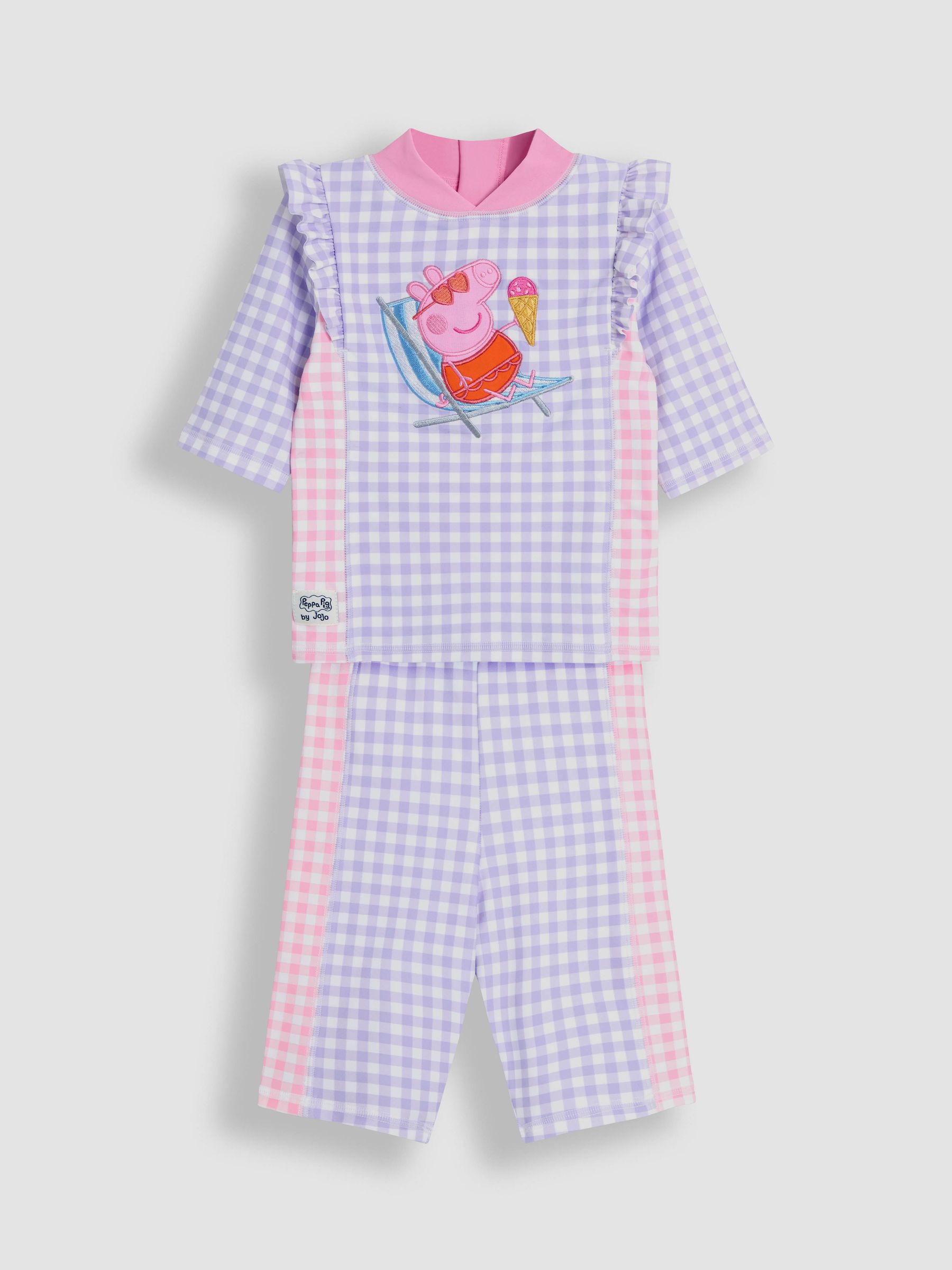 Gingham Peppa Pig 2-Piece Sun Protection Suit (AG8225) | £27 - £29