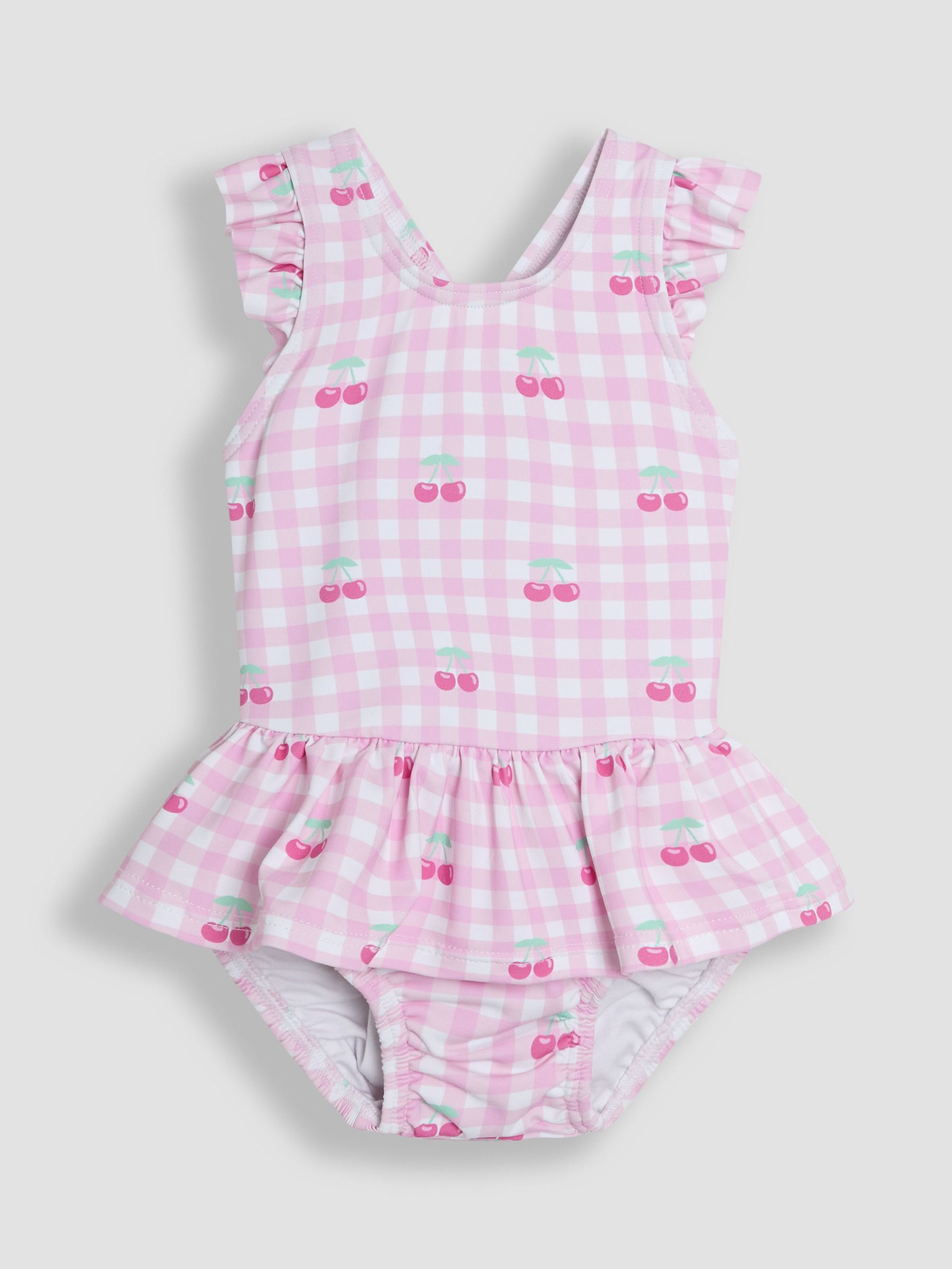 Gingham Swimsuit with Nappy (AG8226) | £19 - £20