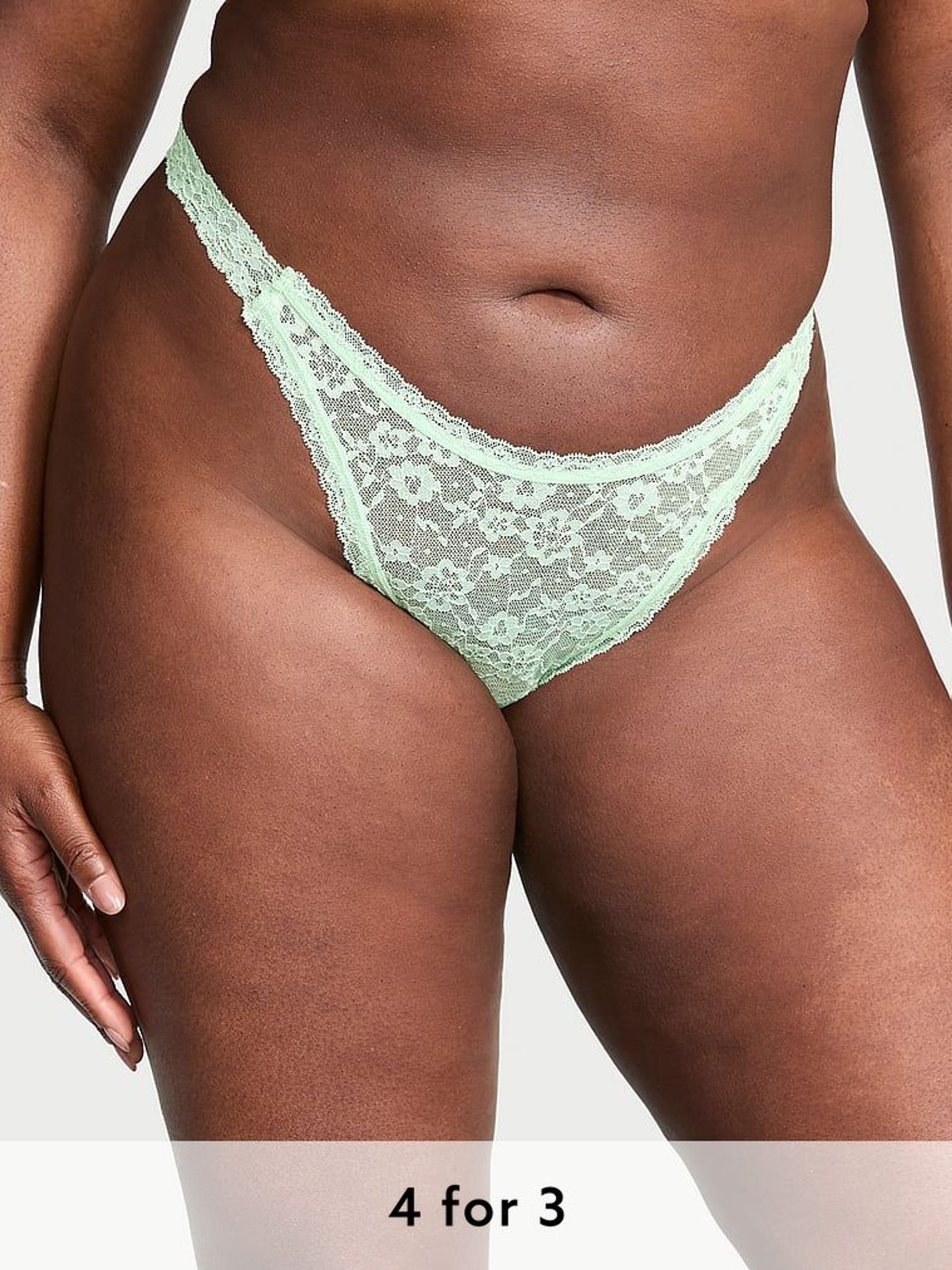 Pretty Mint Green Brazilian Knickers (AG8759) | £9