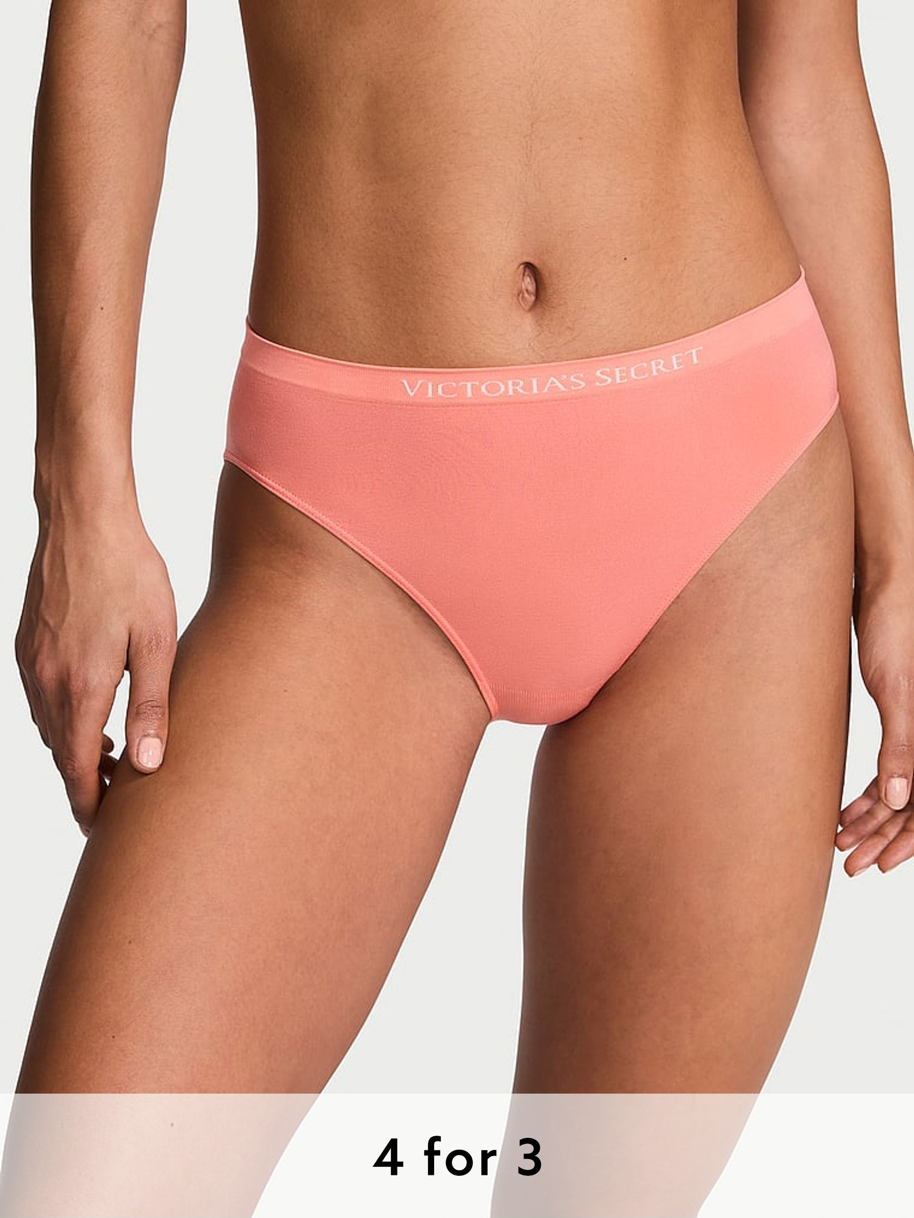 Coral Ribbon Orange Brief Knickers (AG8801) | £9