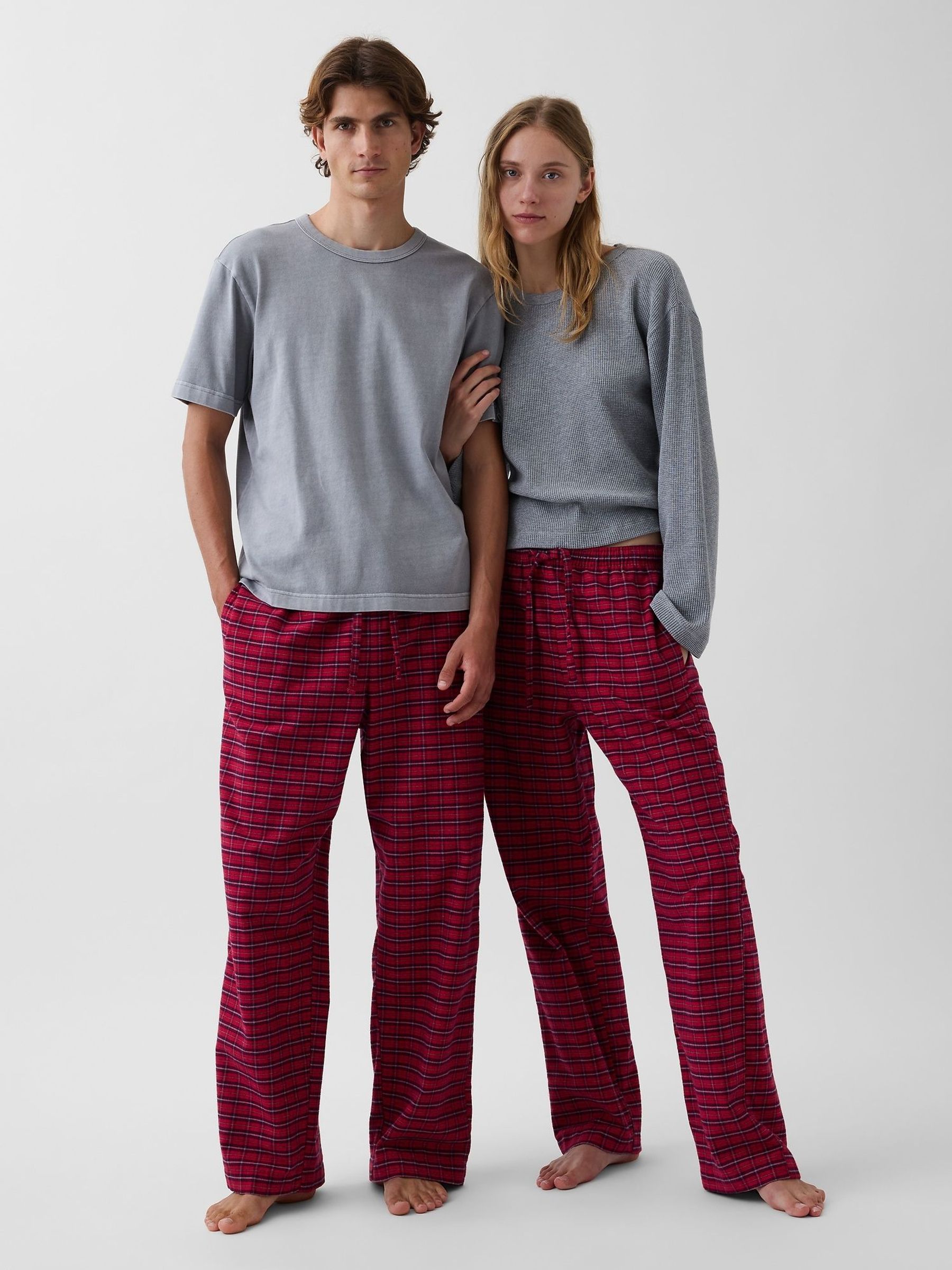 Red Check - Softest Flannel Pyjama Bottoms