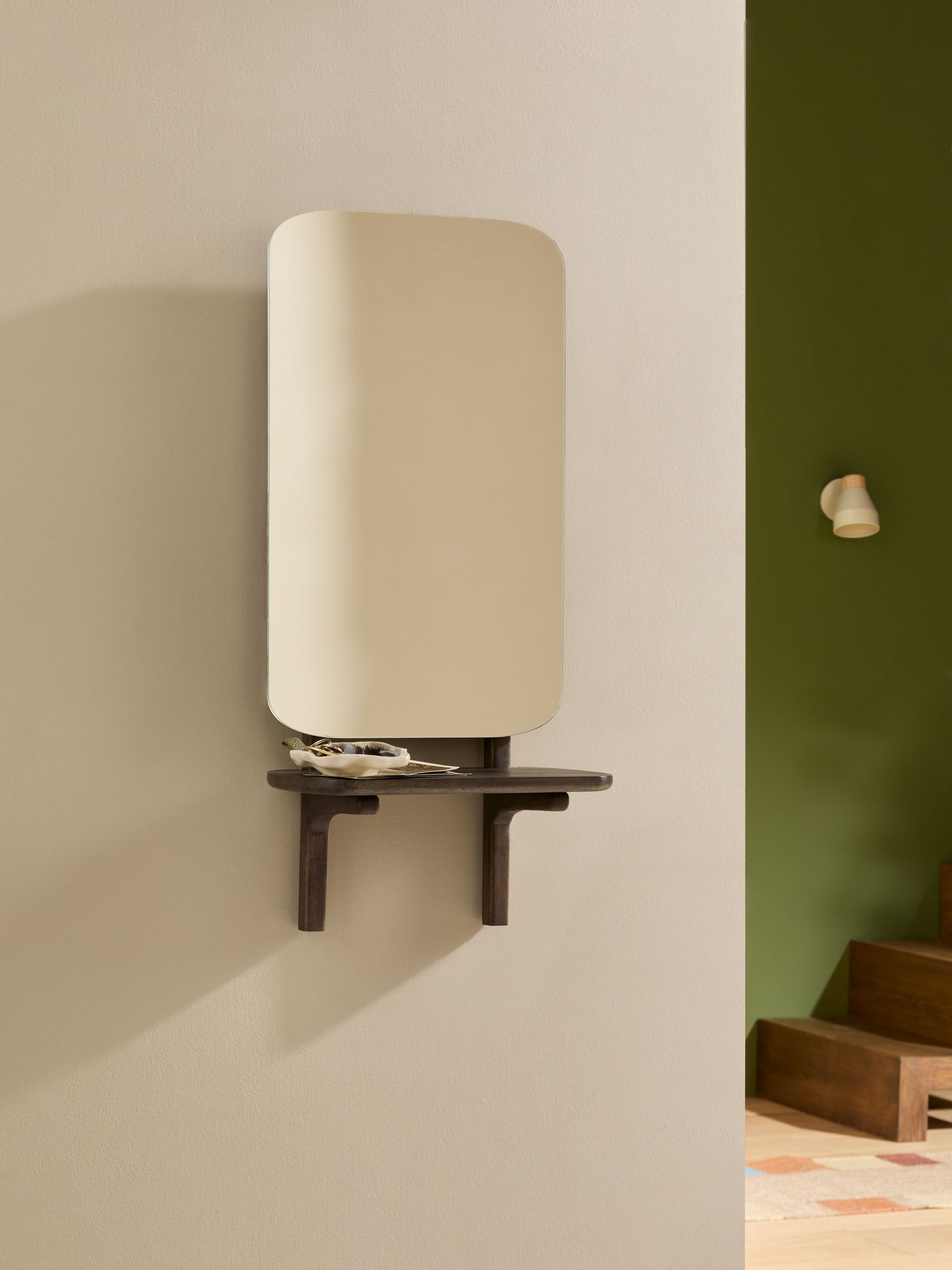 Maggie Mirror in Wood (AH6917) | £95