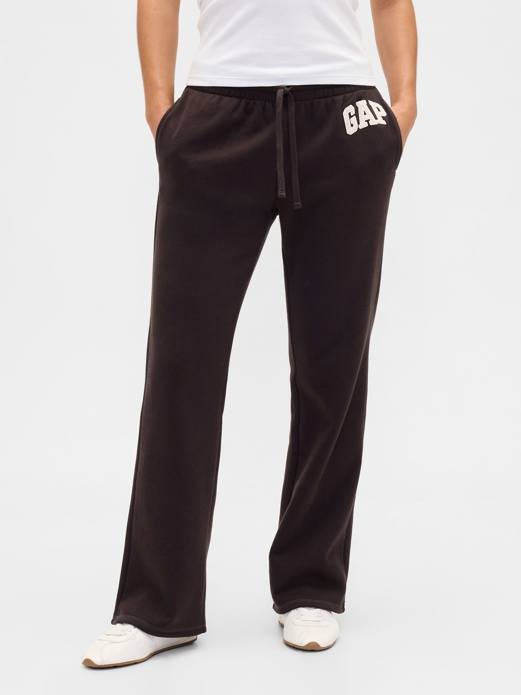 Brown - Logo Straight Joggers