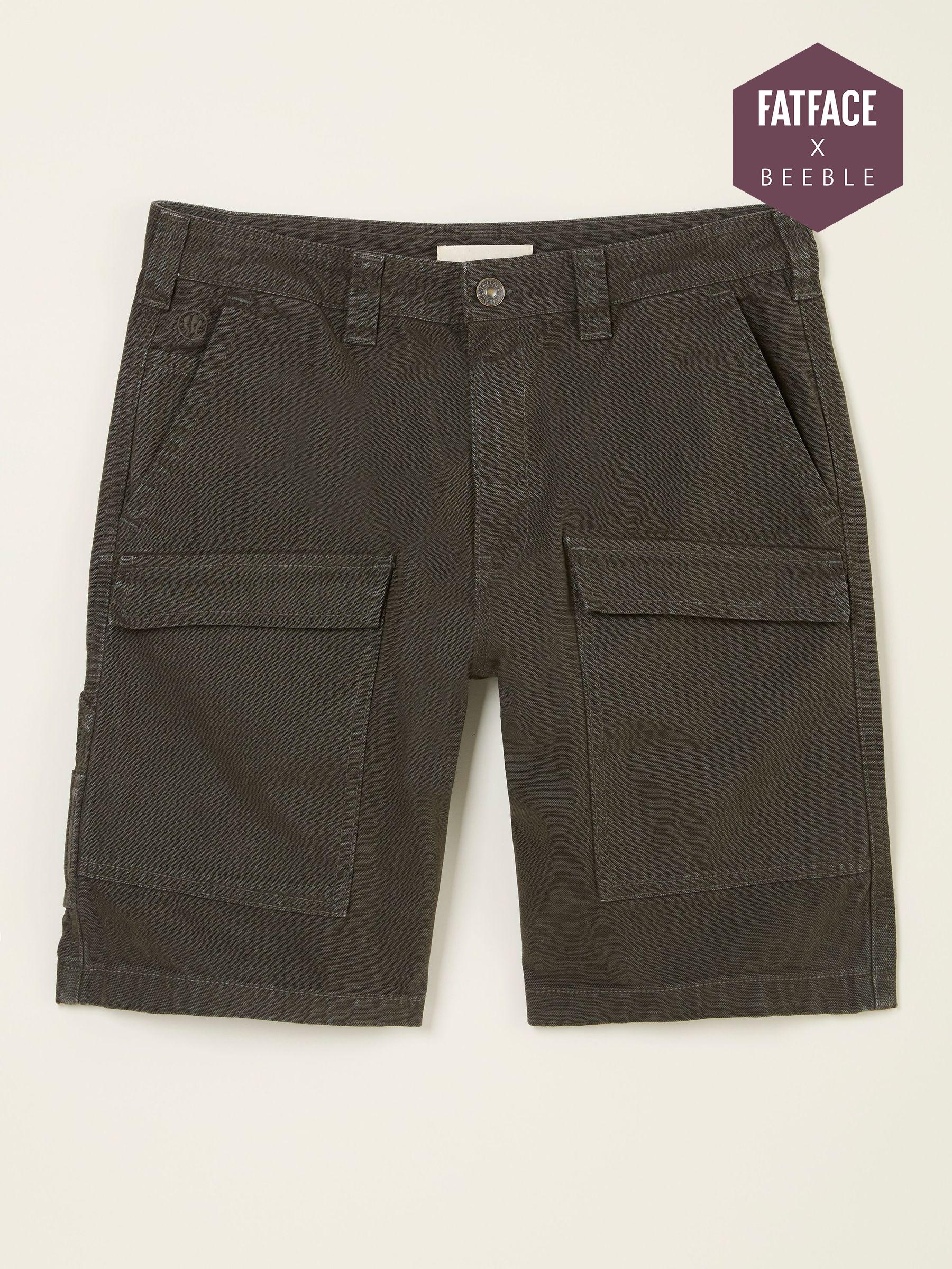 Dark Brown Beeble Utility Shorts (AJ1383) | £48
