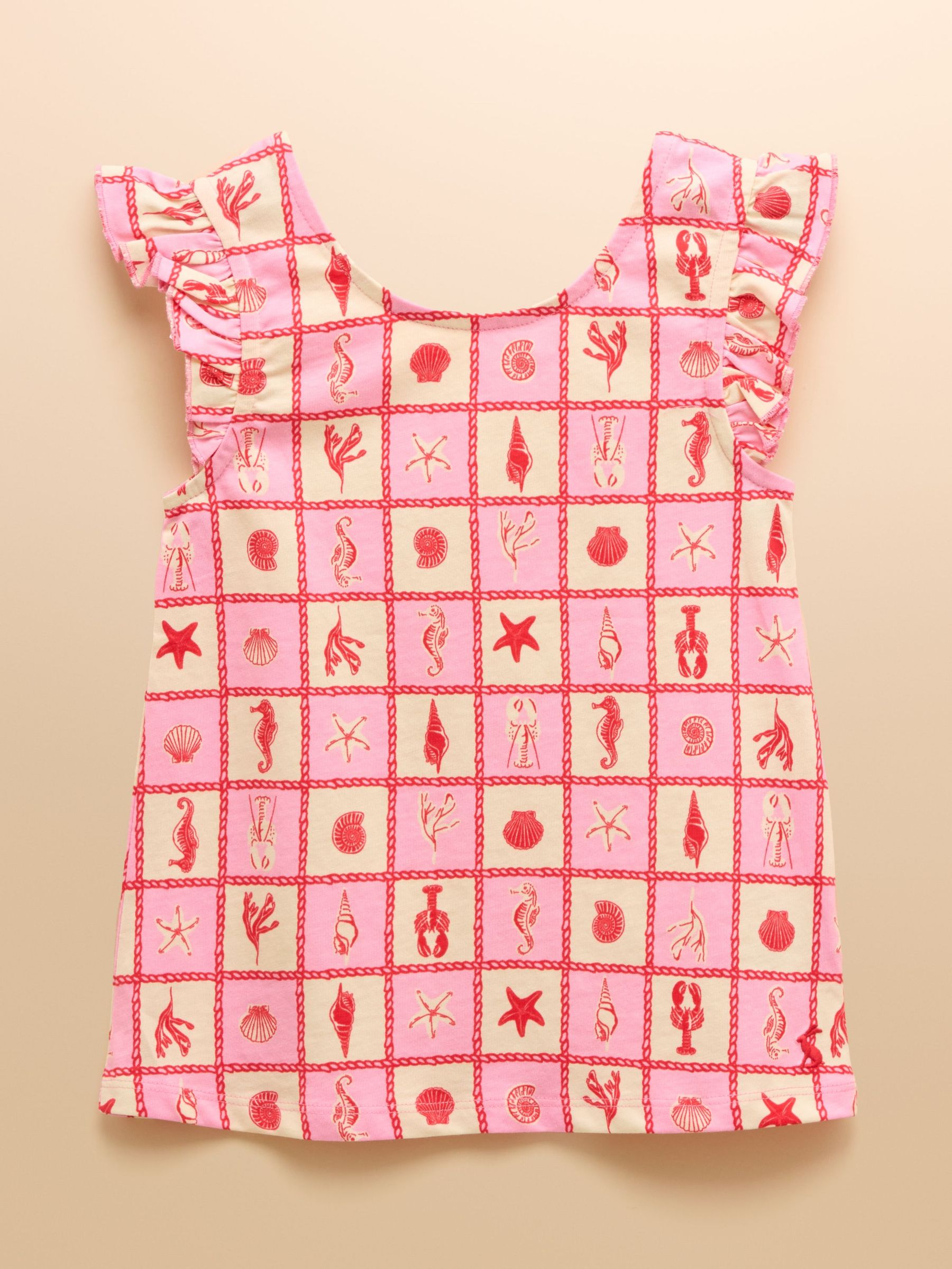 Butterfly Pink Frill Sleeve Vest (AJ6495) | £12 - £16